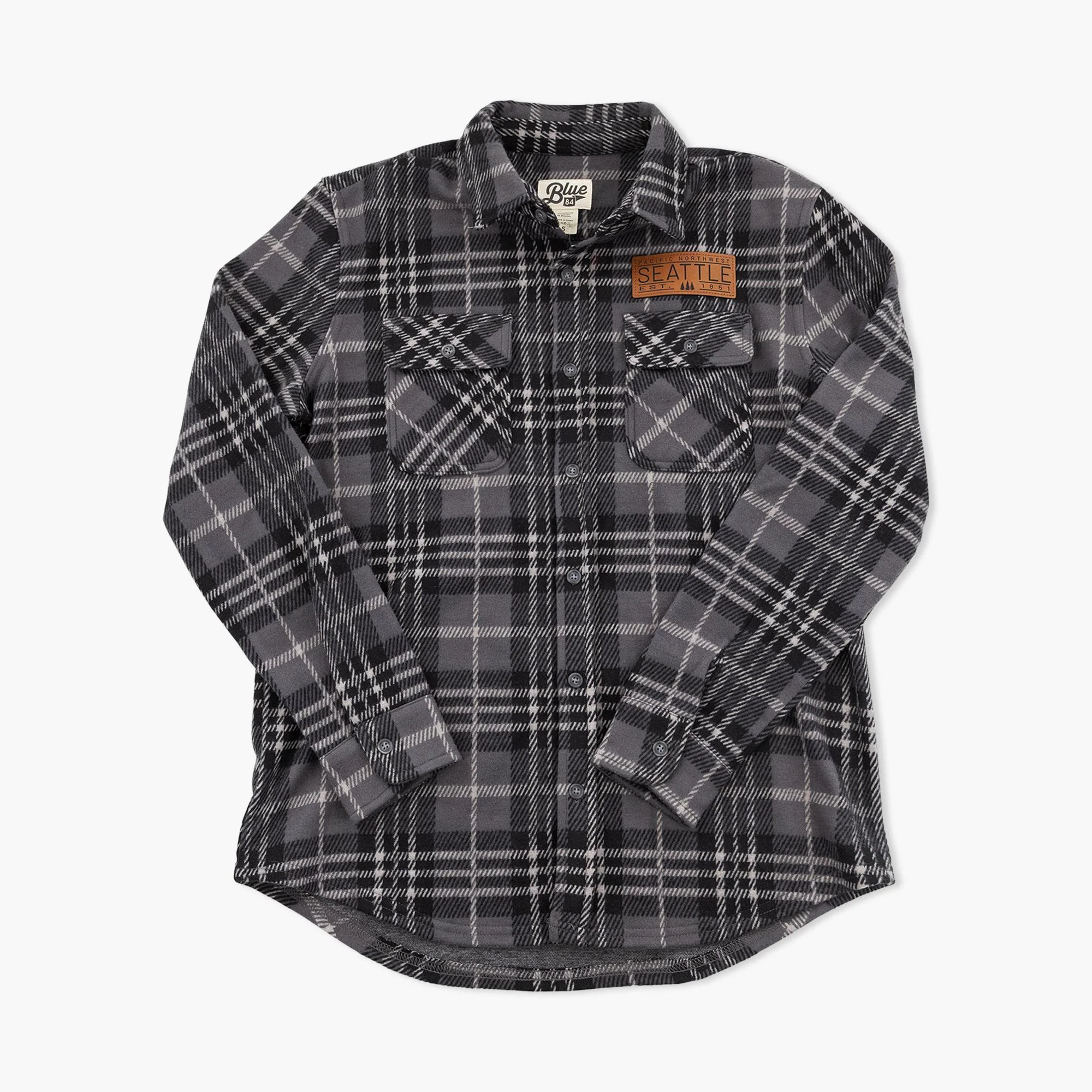 Blackhelm Pines Black Seattle Flannel