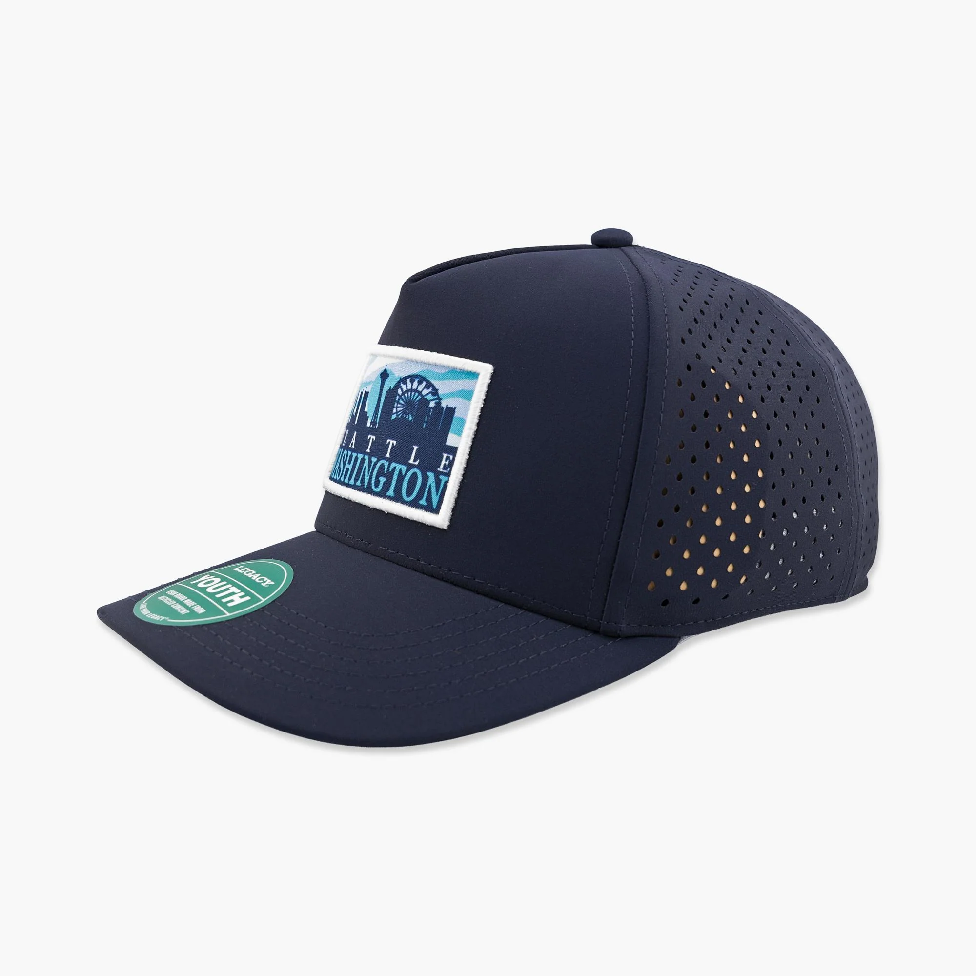 Blue Sun Navy Seattle Youth Hat - Image 2