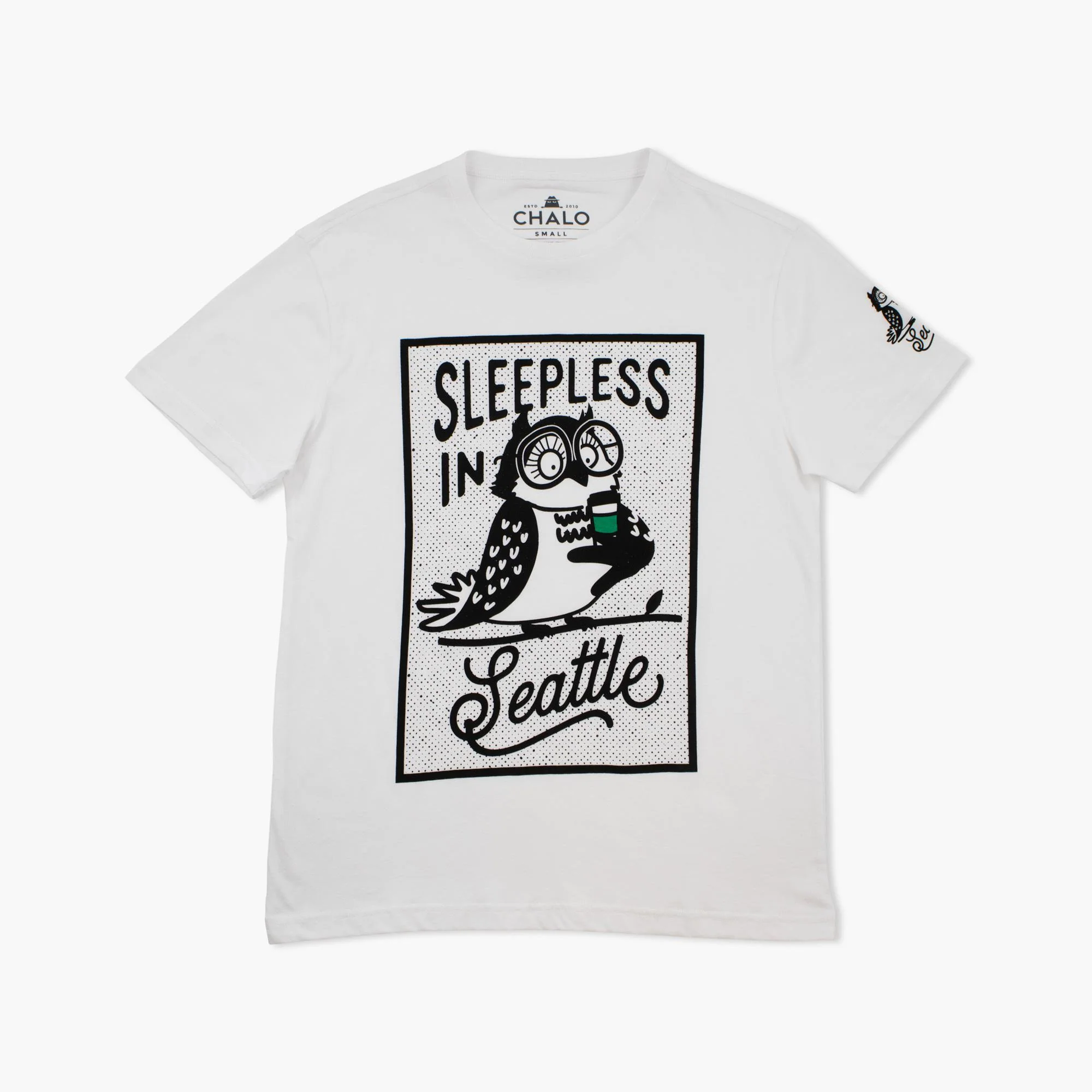 Chalo Seattle Sleepless in Seattle White T-Shirt