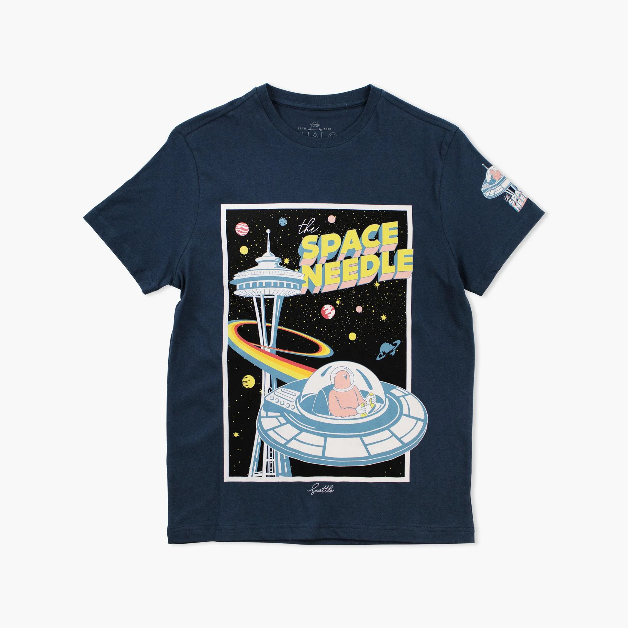 Chalo Seattle Spaced Out Navy T-Shirt