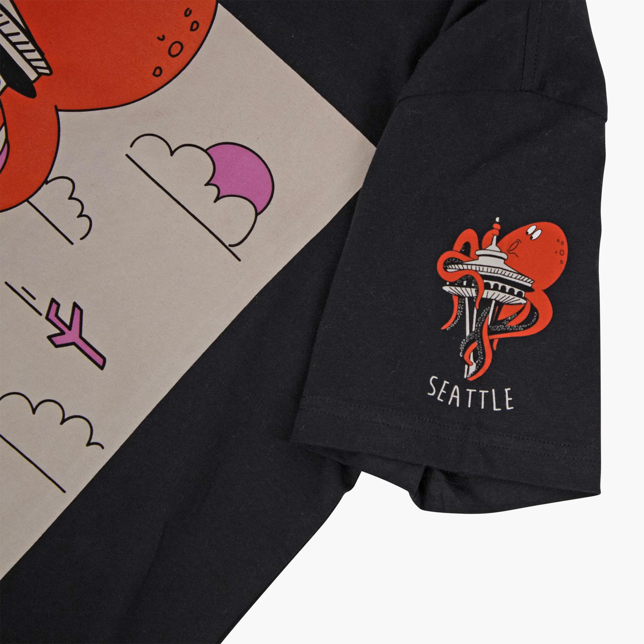 Chalo Space Needle Octopus T-Shirt - Image 3