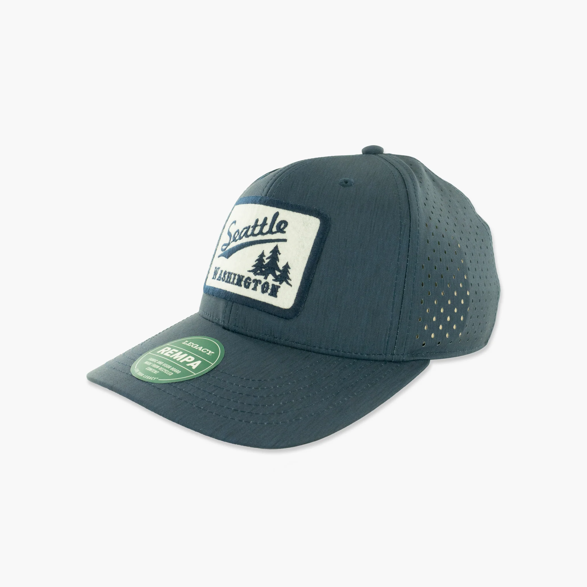 Contender Eco Navy Seattle Adjustable Hat - Image 2