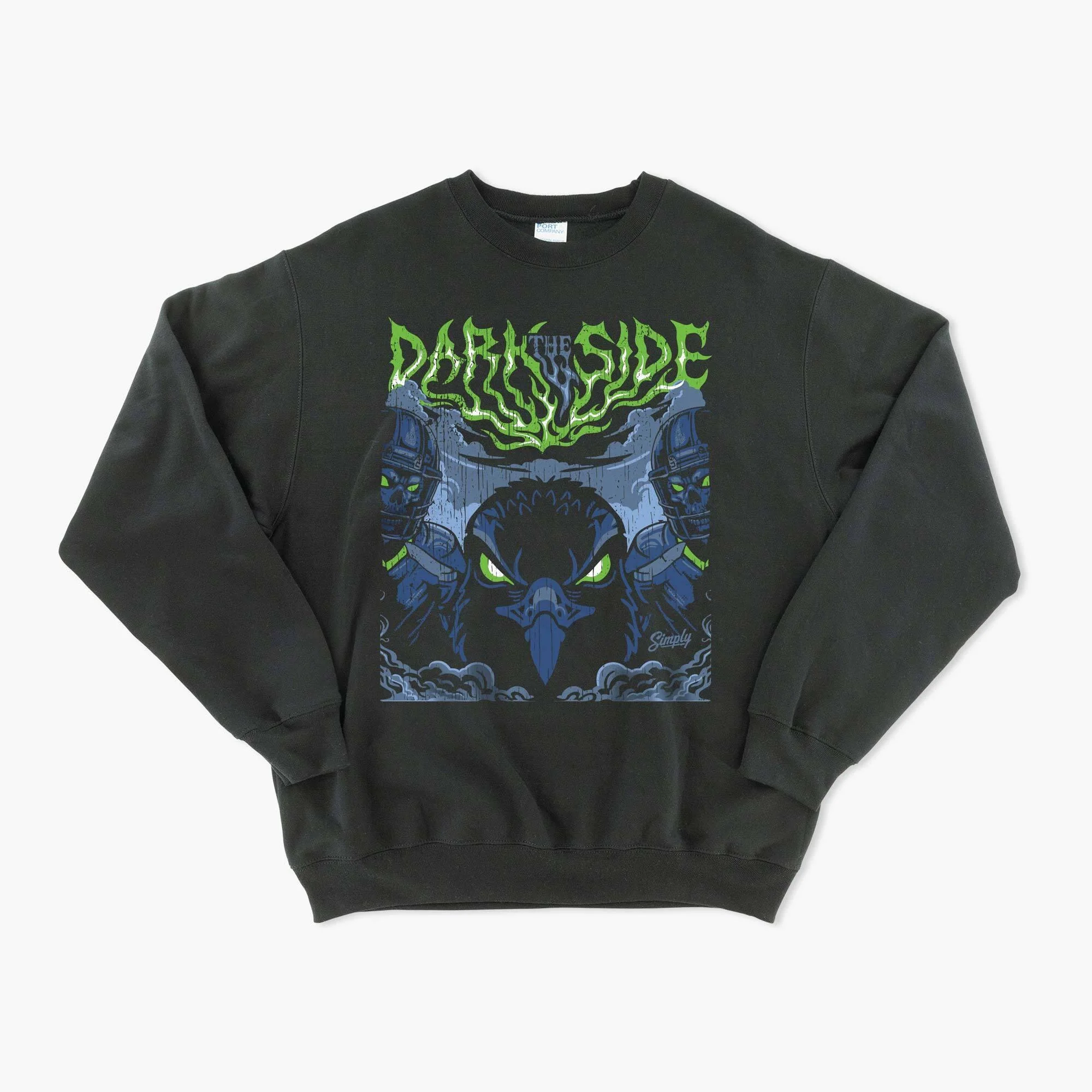 Dark Side Eclipse Black Crewneck