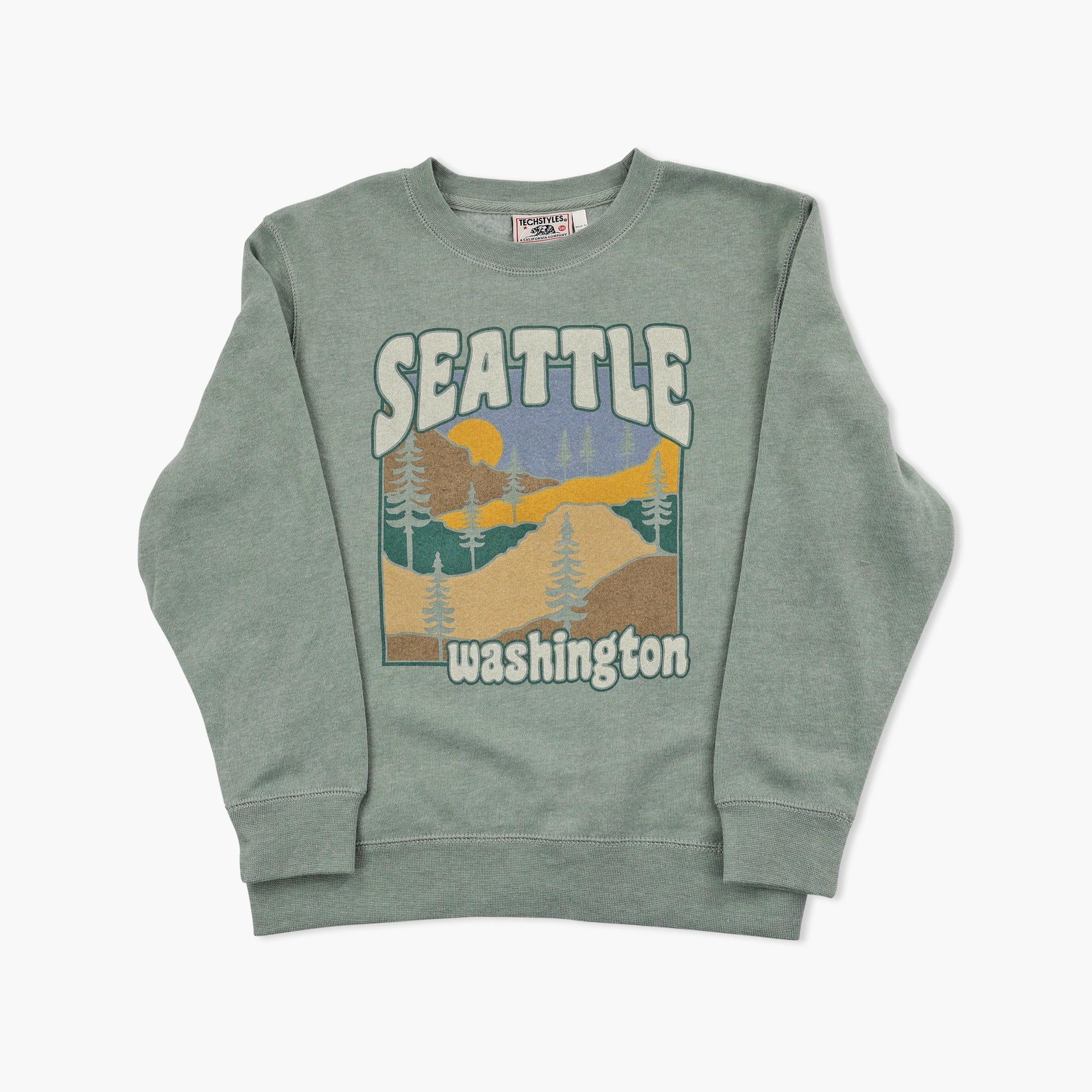 Ease Up On Pea Seattle Youth Crewneck