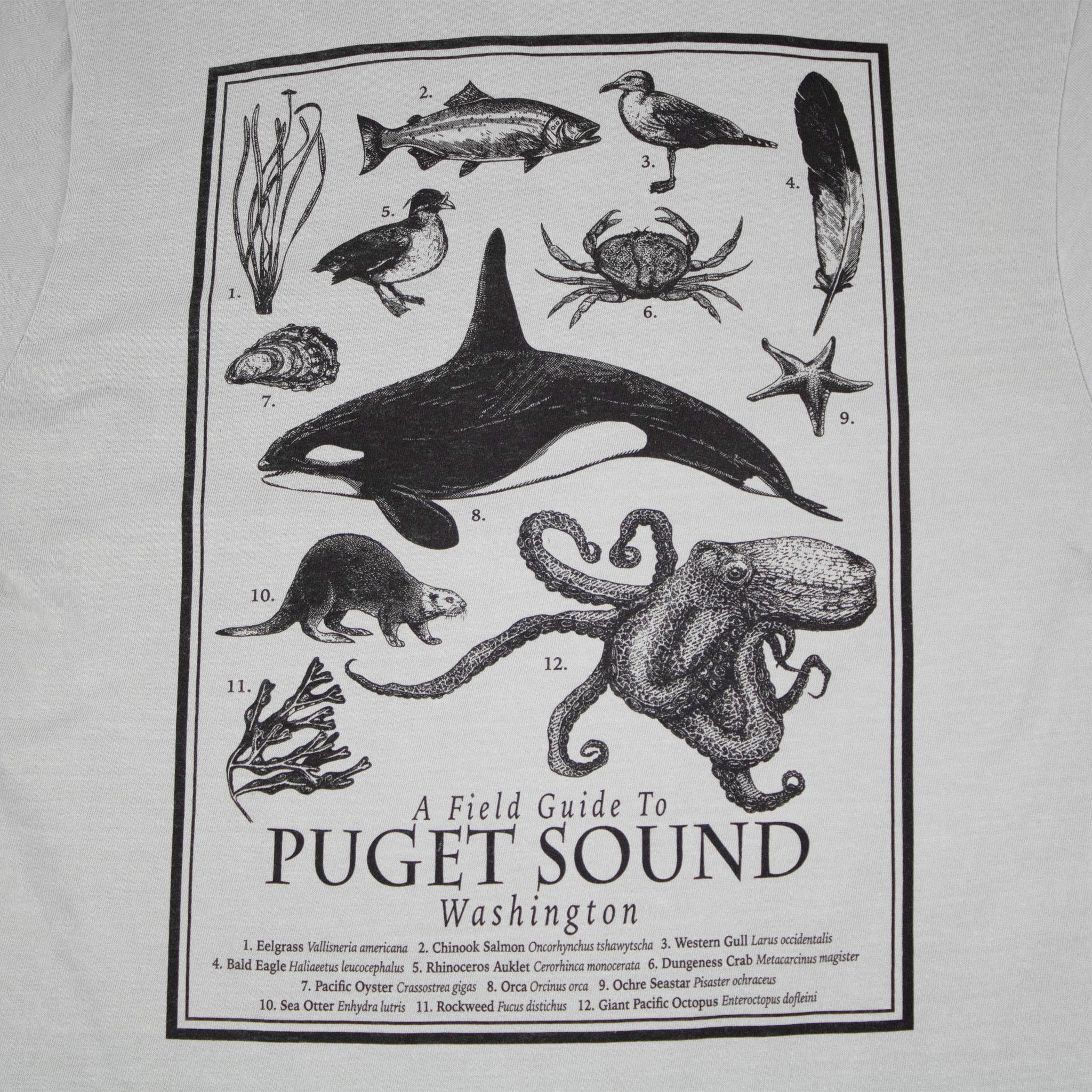 Field Guide Bay Puget Sound T-Shirt - Image 2