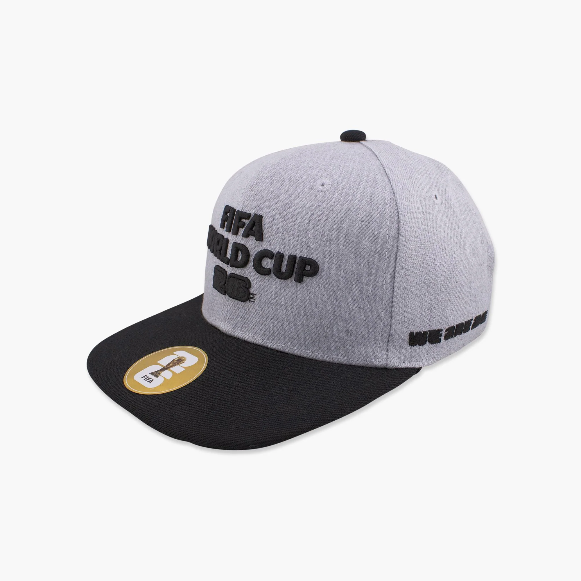 FIFA World Cup Heather Gray Wordmark Snapback - Image 2