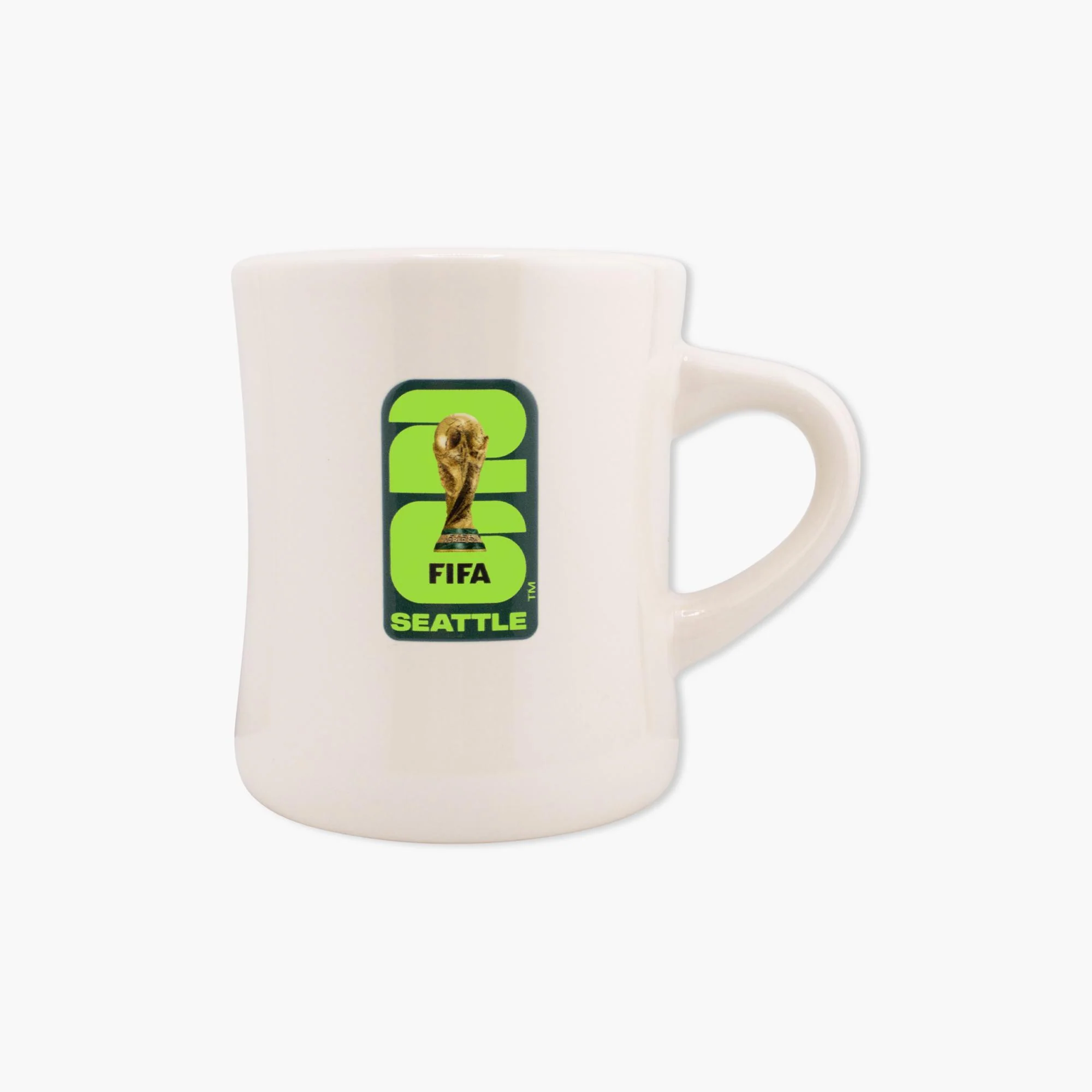 FIFA World Cup Seattle City Poster 12oz Diner Mug - Image 2