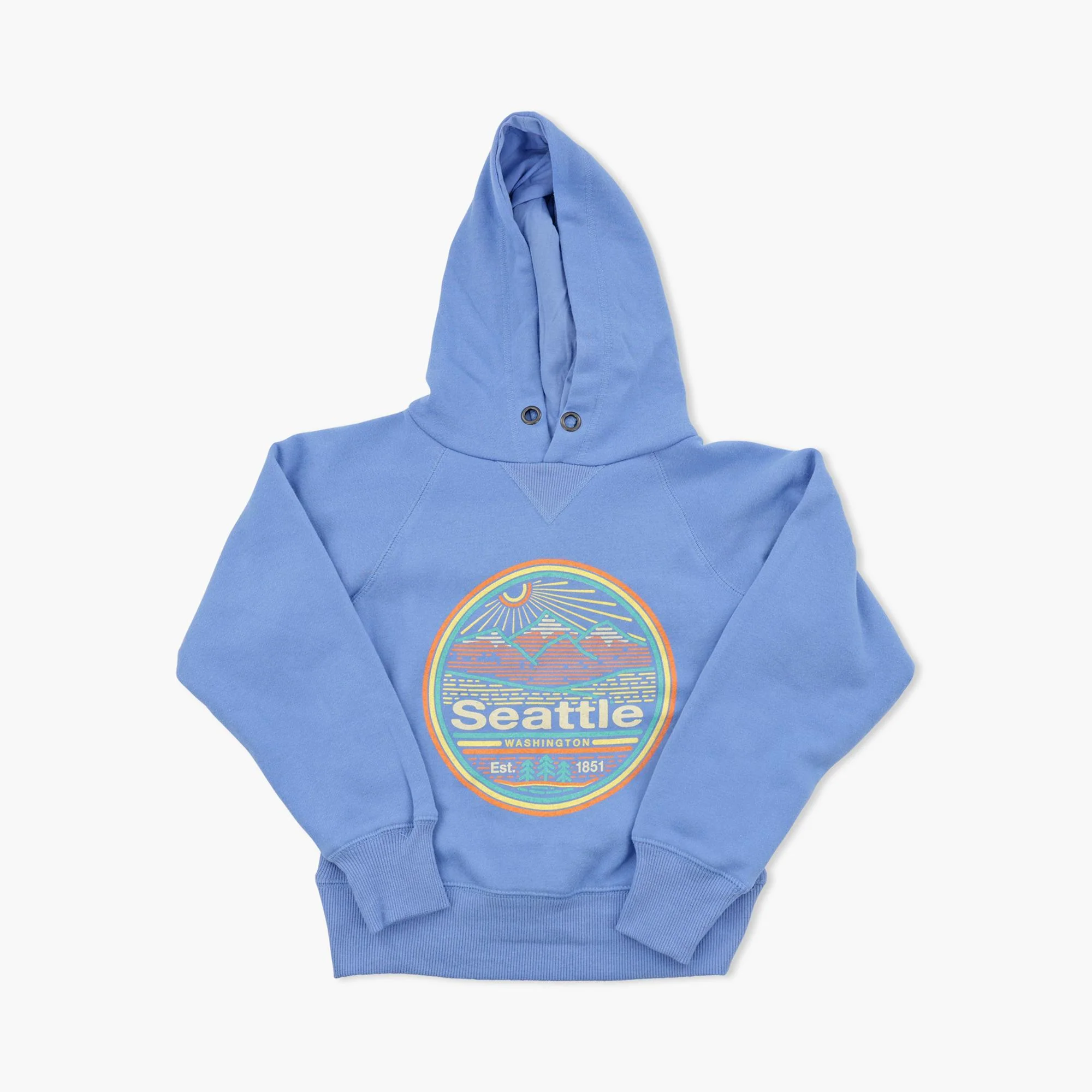 Indestructible Periwinkle Seattle Youth Hoodie