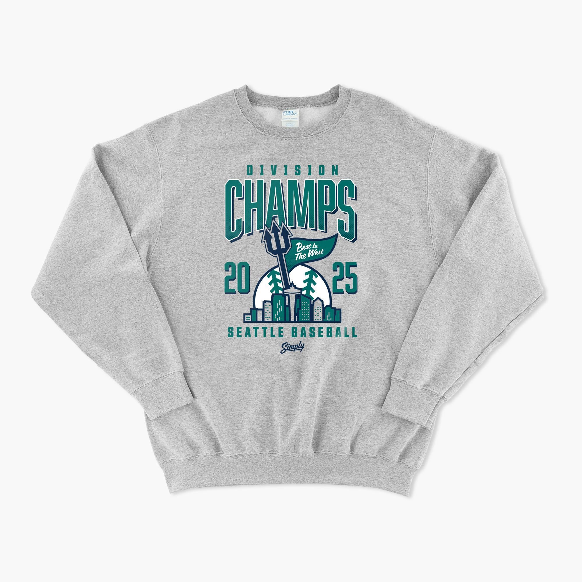 Northwest Royalty 2025 Division Champs Seattle Baseball Crewneck