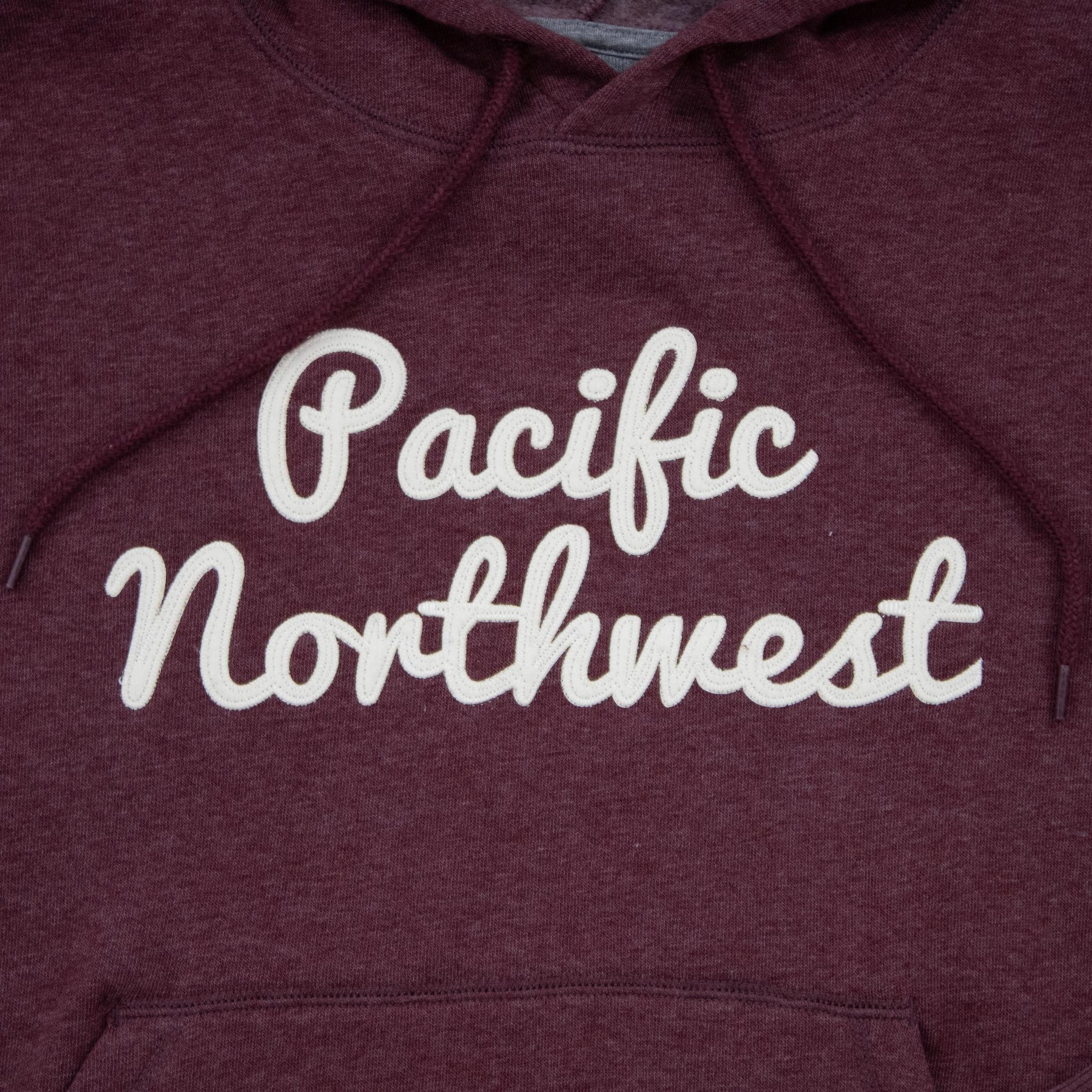 Pacific Northwest Maroon Triumph Womens Hoodie - Image 2