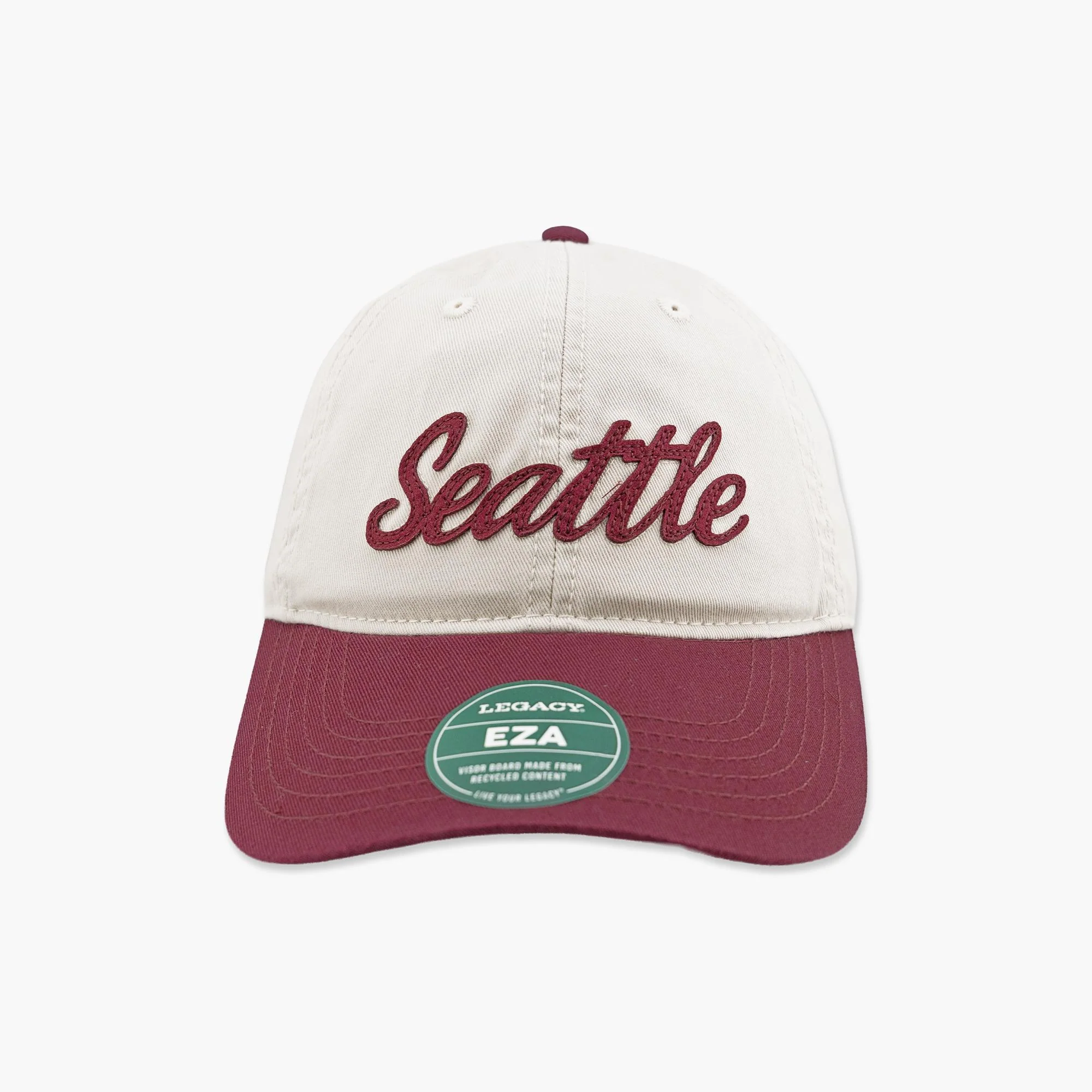 Plotter 2 Stone/Maroon Seattle Adjustable Hat