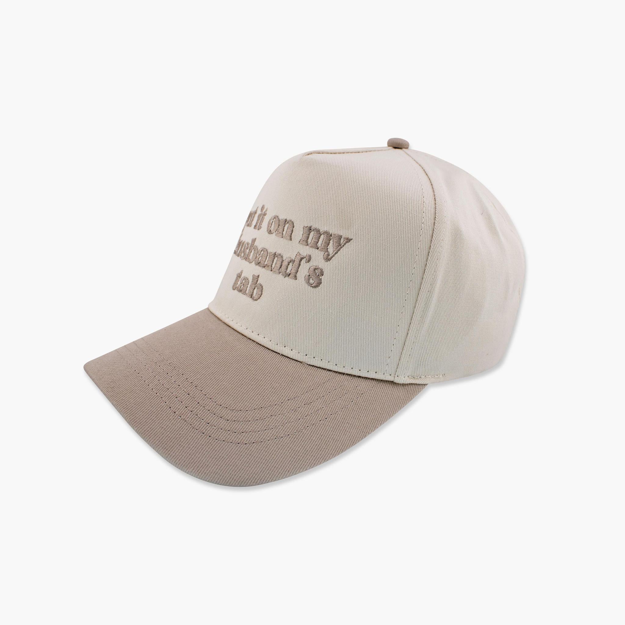 Put It On My Husband's Tab Beige Hat - Image 2