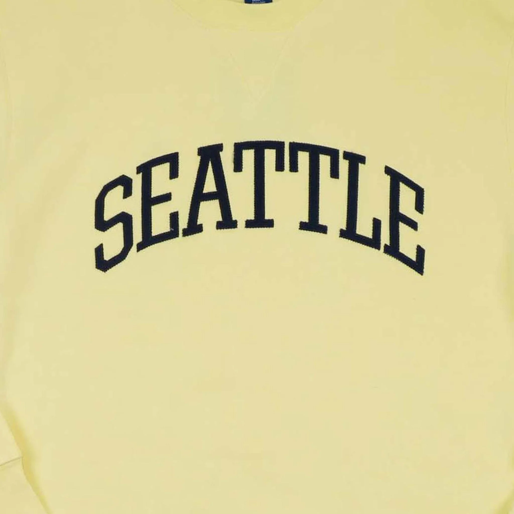 Seattle Applique Butter Big Cotton Crewneck - Image 2
