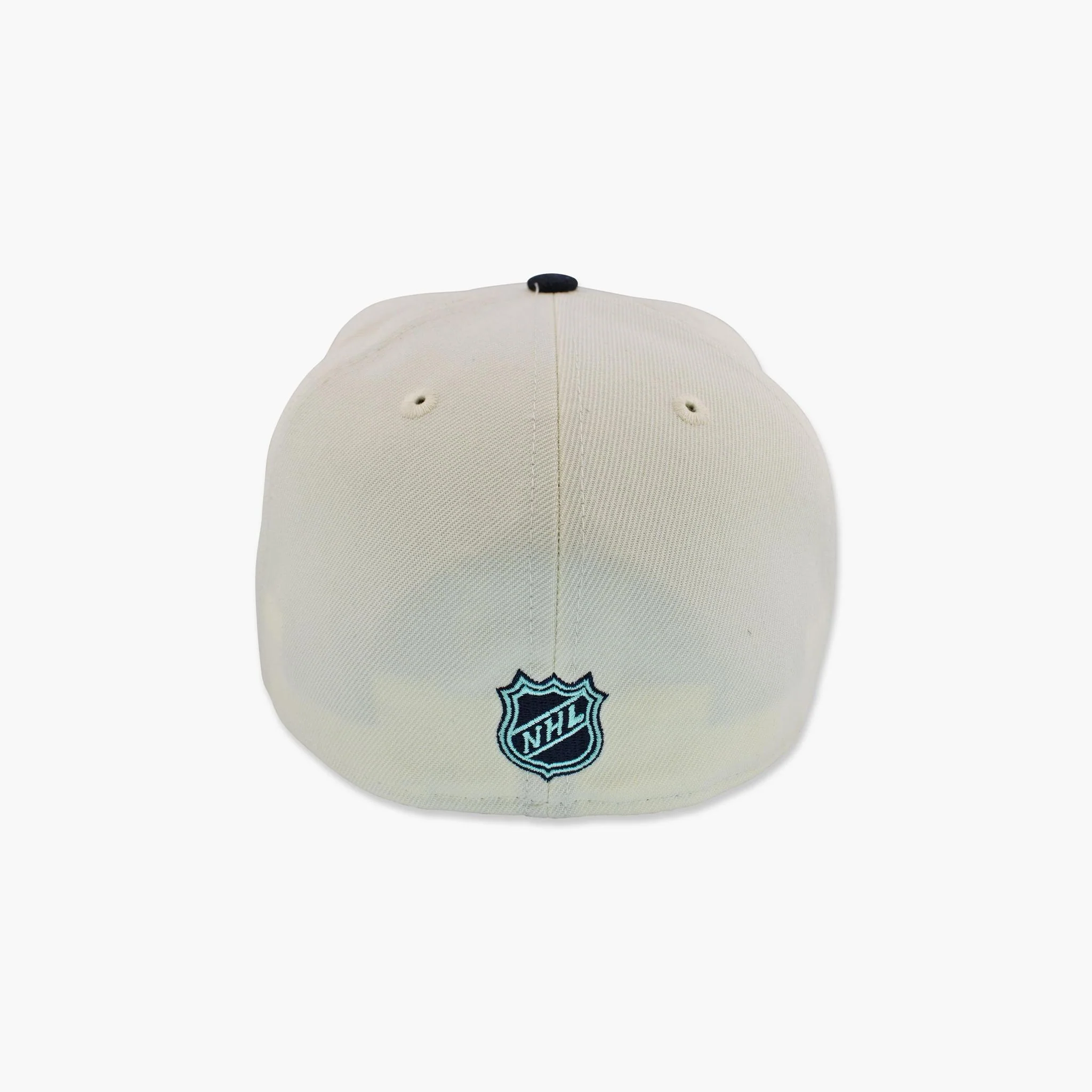 Seattle Kraken Cream Fitted Hat - Image 3