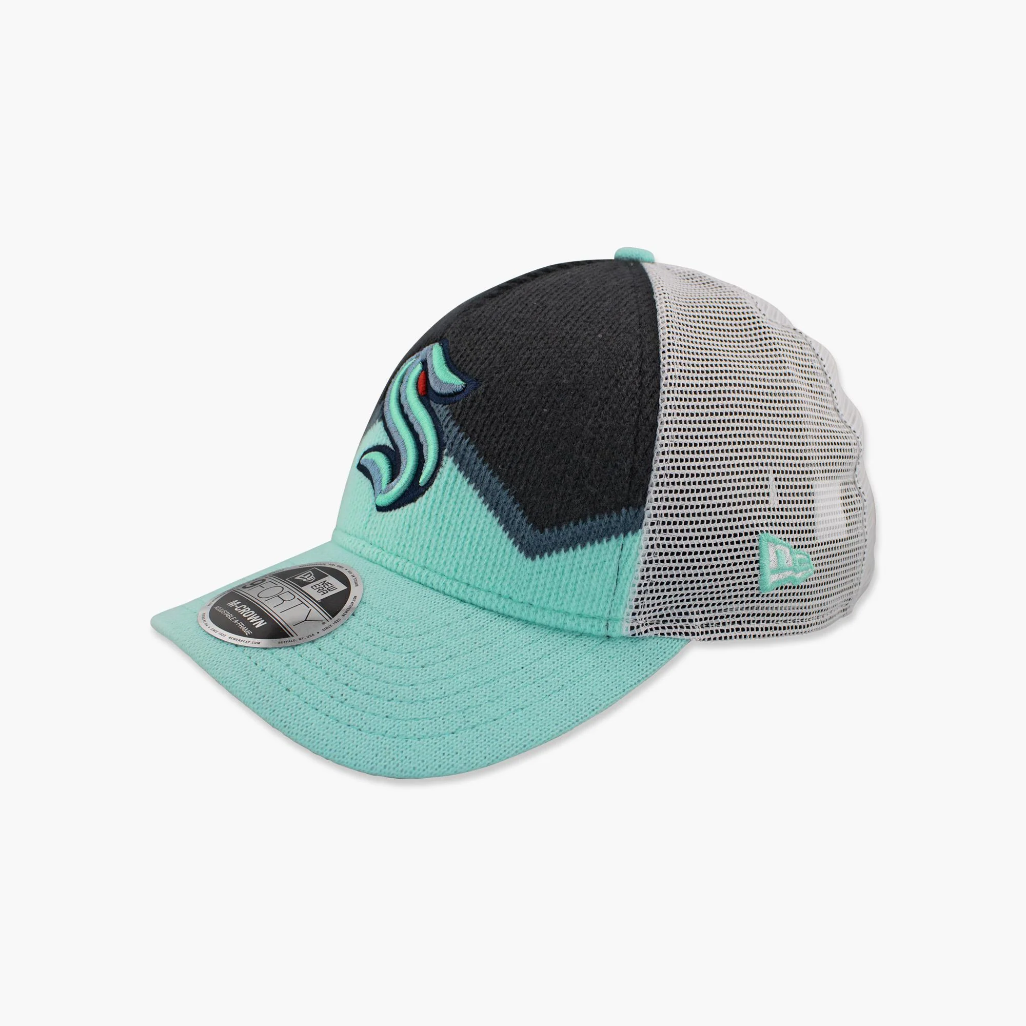 Seattle Kraken Felt Trucker Hat - Image 2