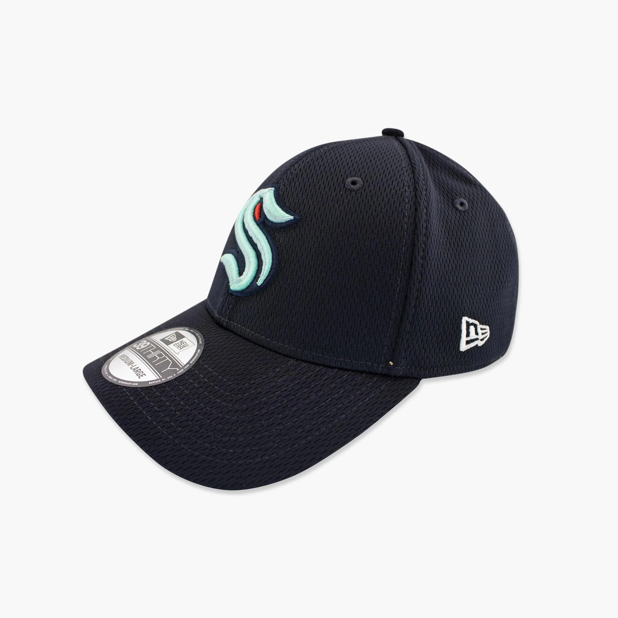 Seattle Kraken Navy Mesh FlexFit Hat - Image 2