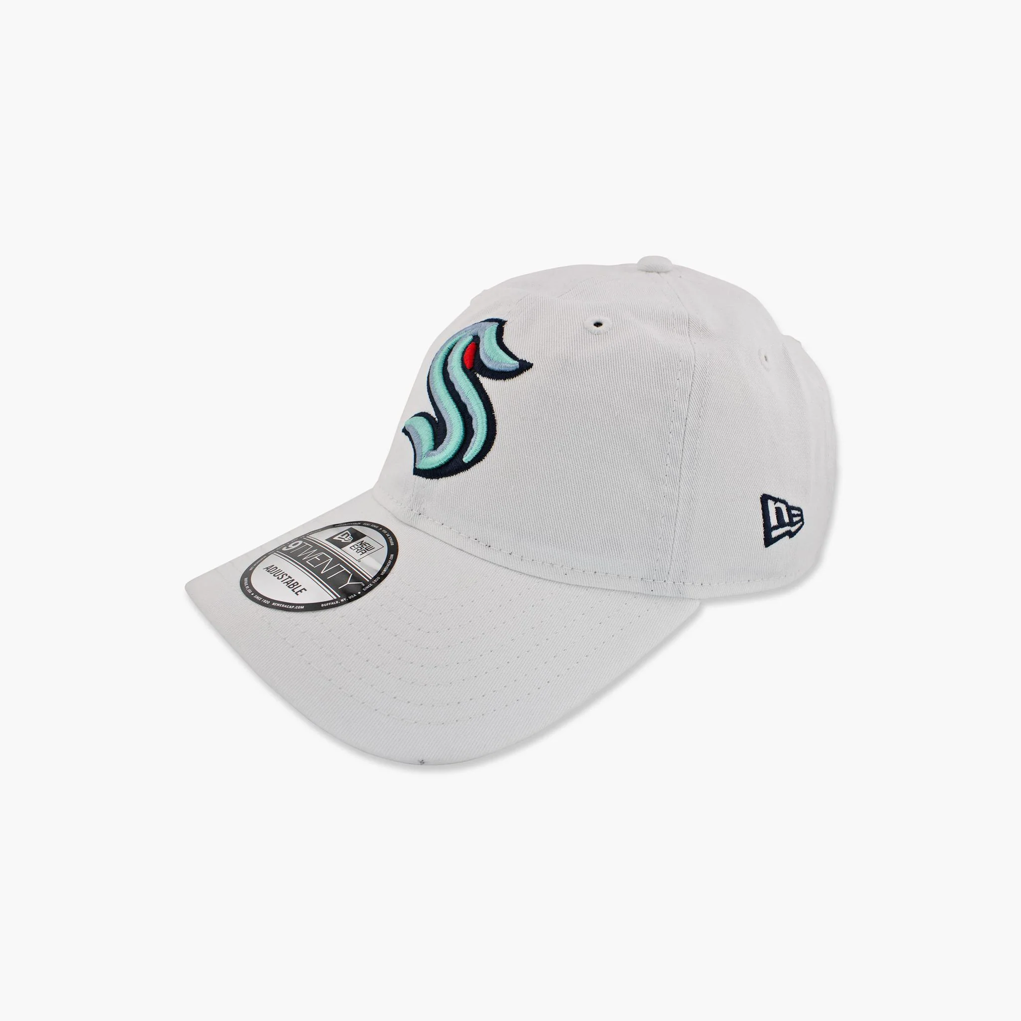 Seattle Kraken White Adjustable Hat - Image 2