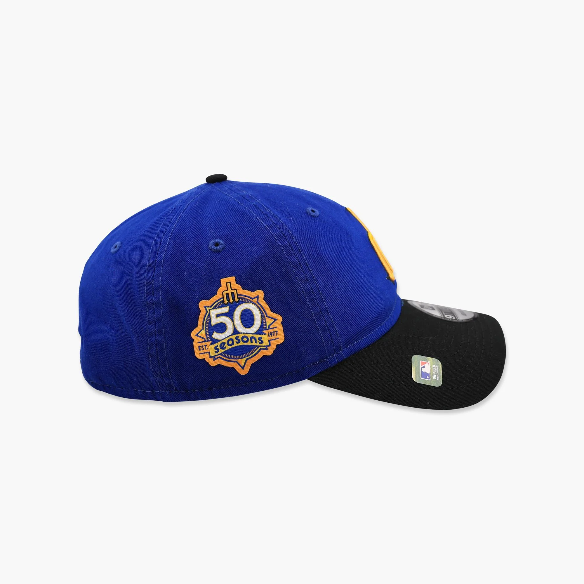 Seattle Mariners 50th Anniversary Patch City Connect Adjustable Hat - Image 3
