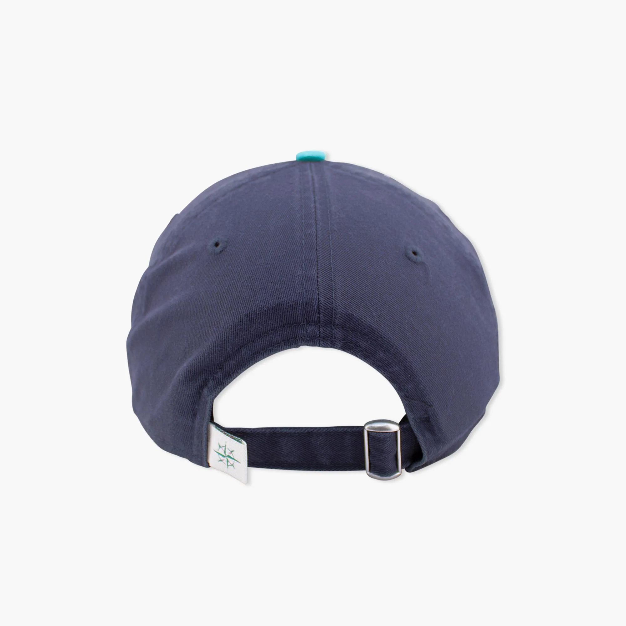 Seattle Mariners 50th Anniversary Patch Navy/Teal Adjustable Hat - Image 5