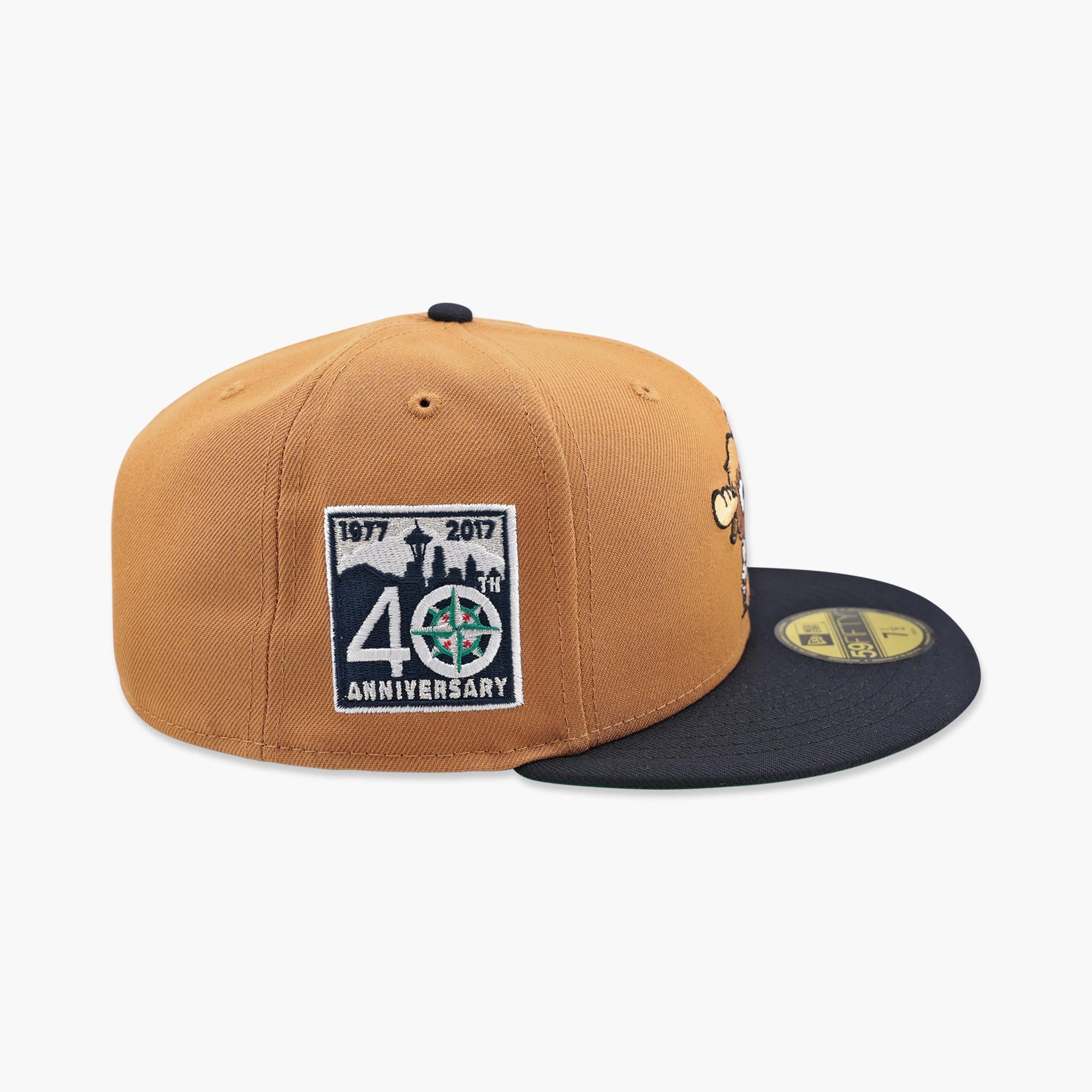 Seattle Mariners Baby Mariner Moose Mascot Series Light Bronze Fitted Hat - Image 5