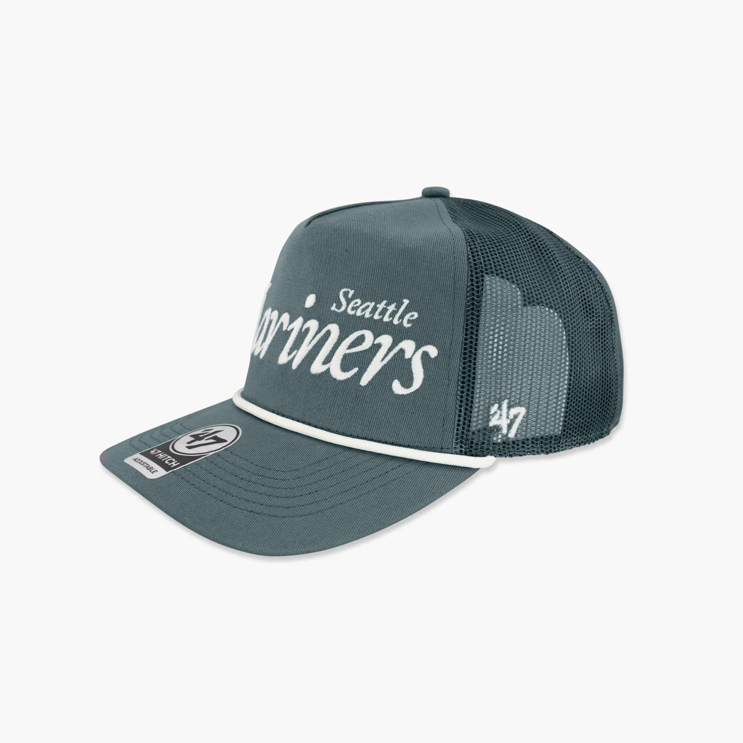 Seattle Mariners Basalt Foundation Script Hitch Trucker Hat - Image 2