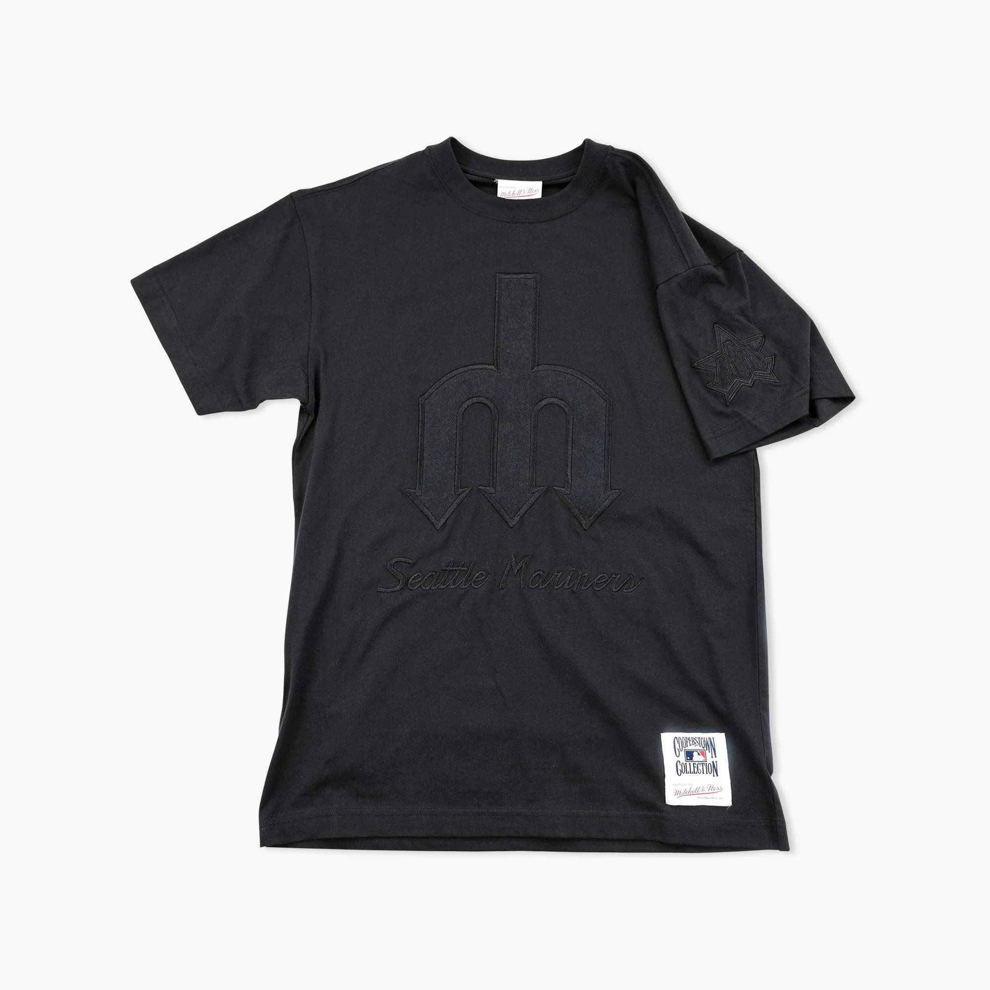 Seattle Mariners Black Phantom T-Shirt - Image 2