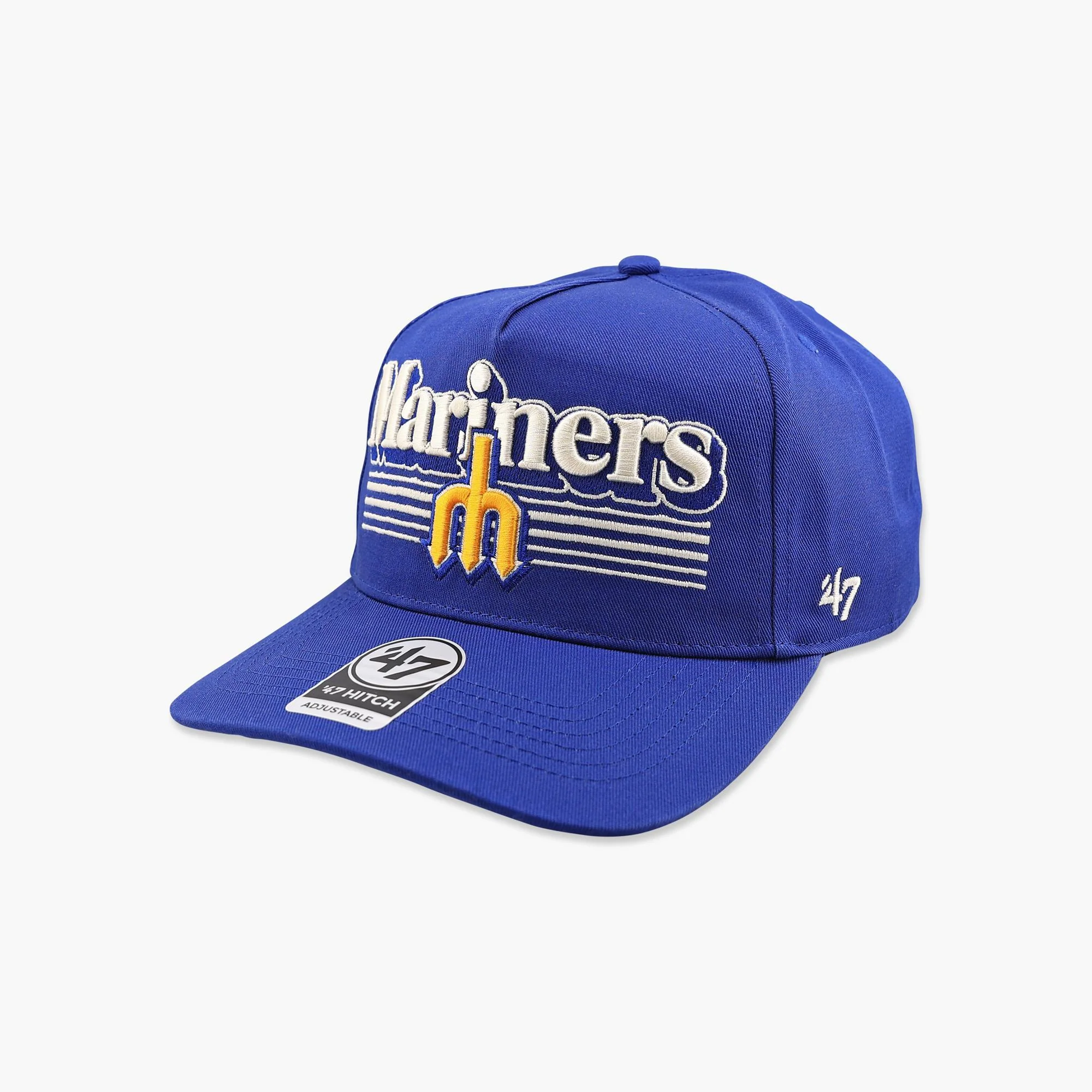 Seattle Mariners Cooperstown Royal Script Fade Hitch Snapback - Image 2