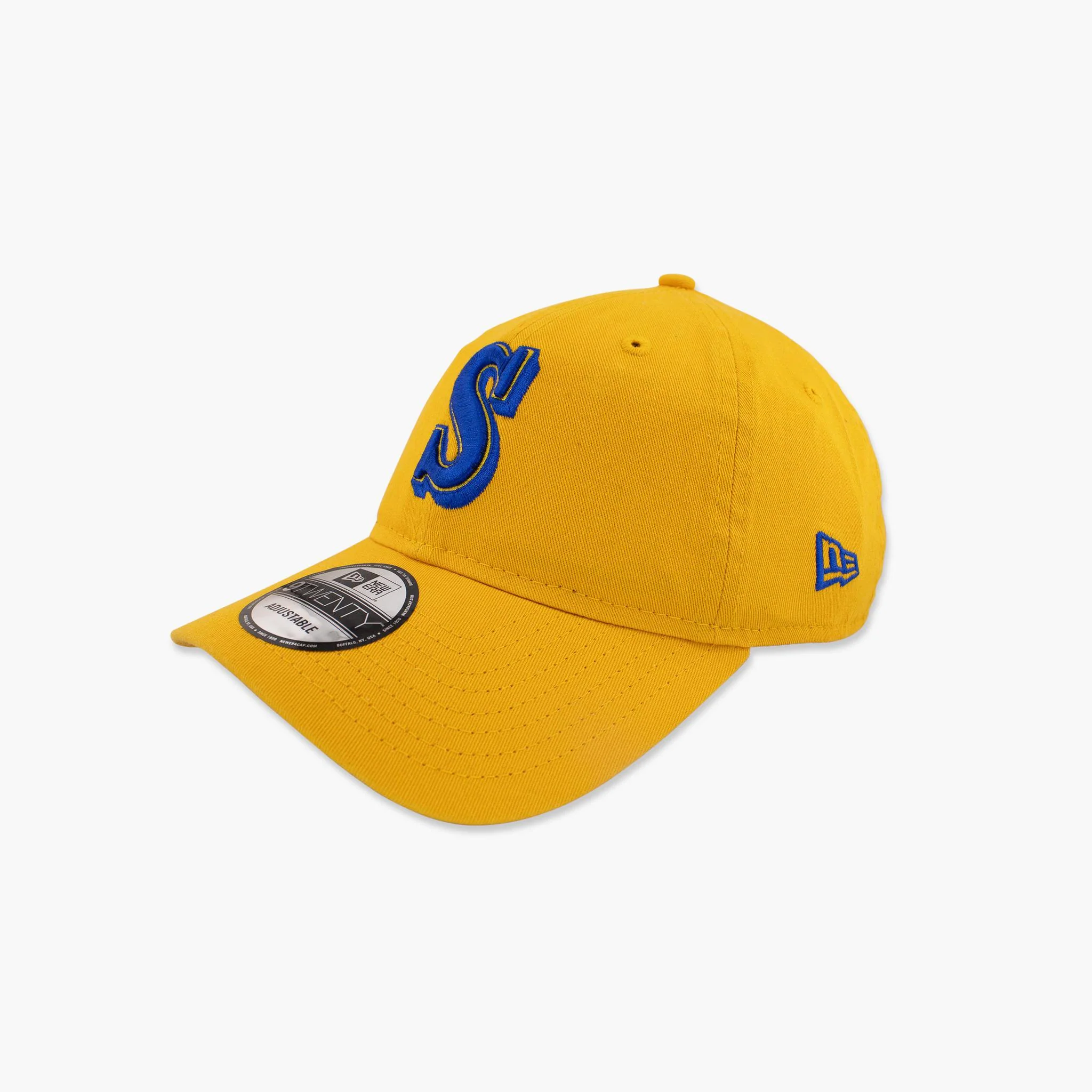 Seattle Mariners Cooperstown "S" Yellow Adjustable Hat - Image 2