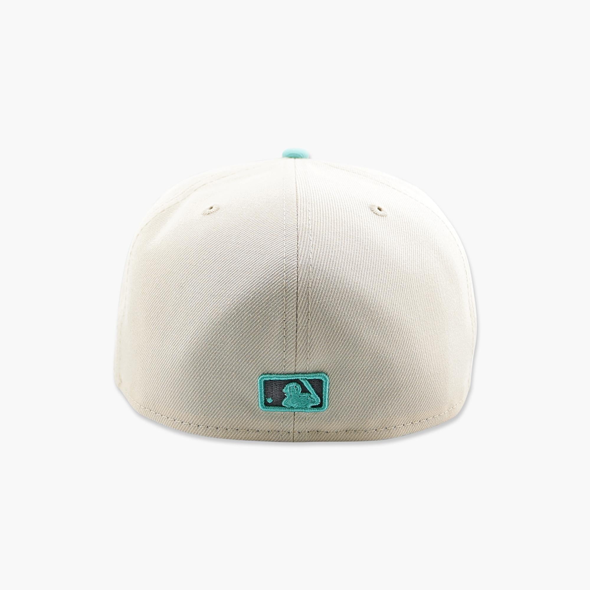 Seattle Mariners Cream/Mint Fitted Hat - Image 3