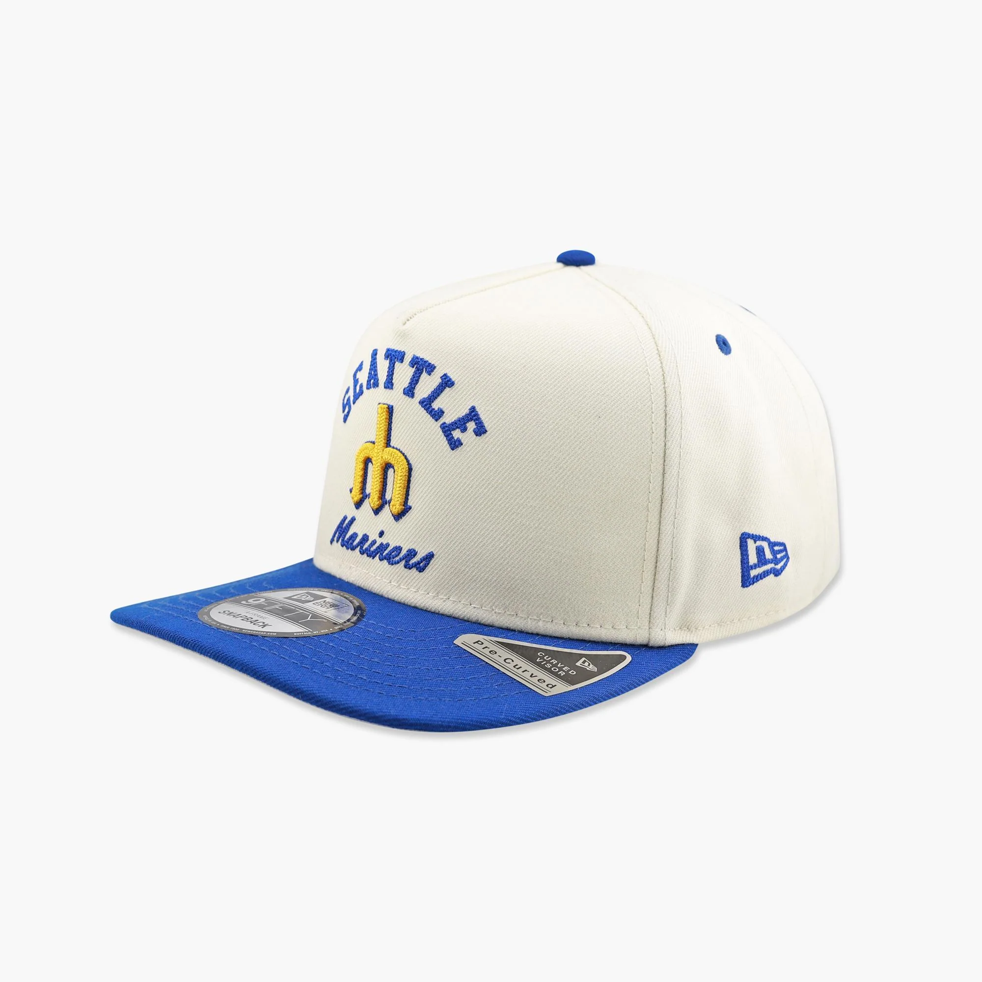 Seattle Mariners Cream Trident Logo Dugout Classic A-Frame Snapback - Image 5
