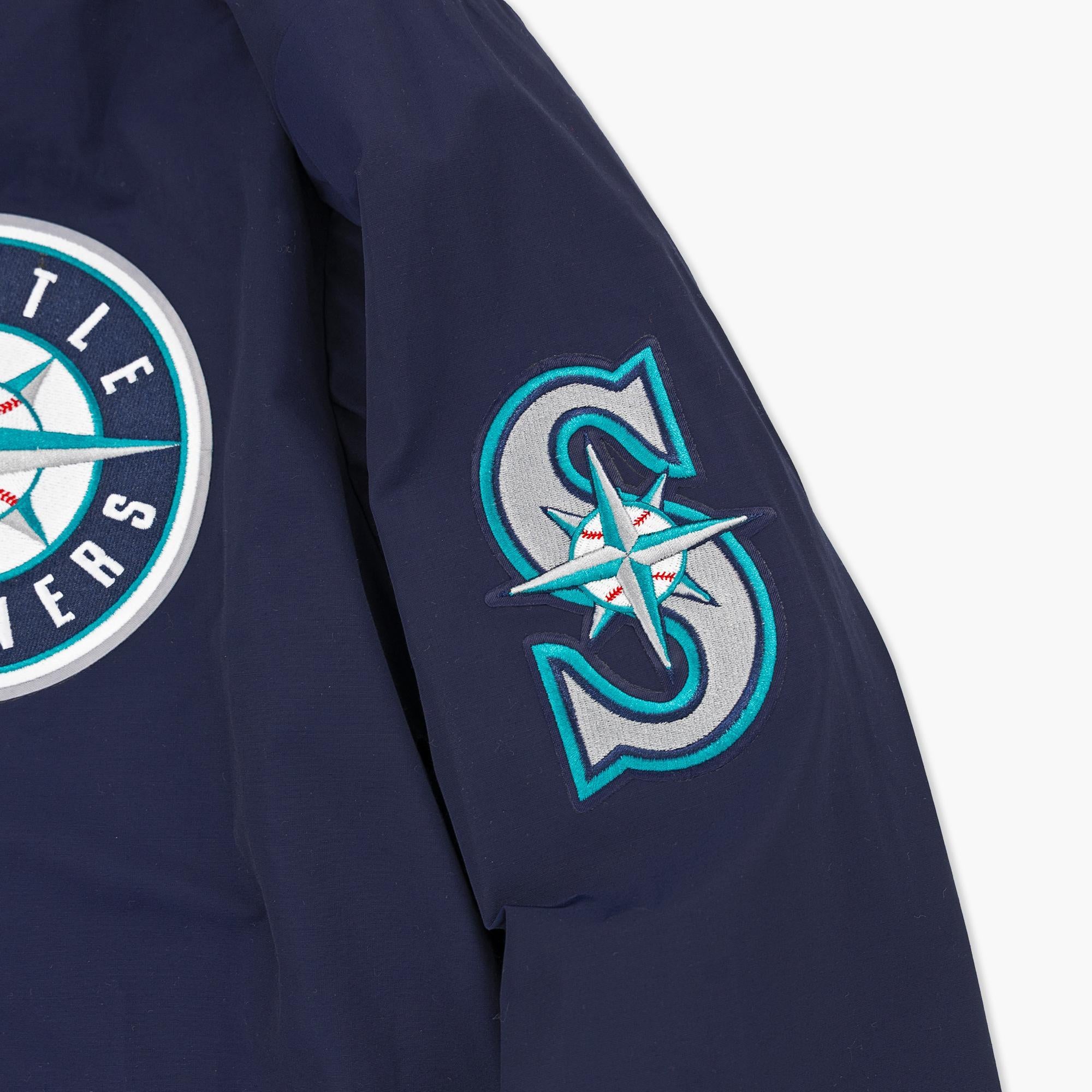 Seattle Mariners Embroidered Navy Jacket - Image 4