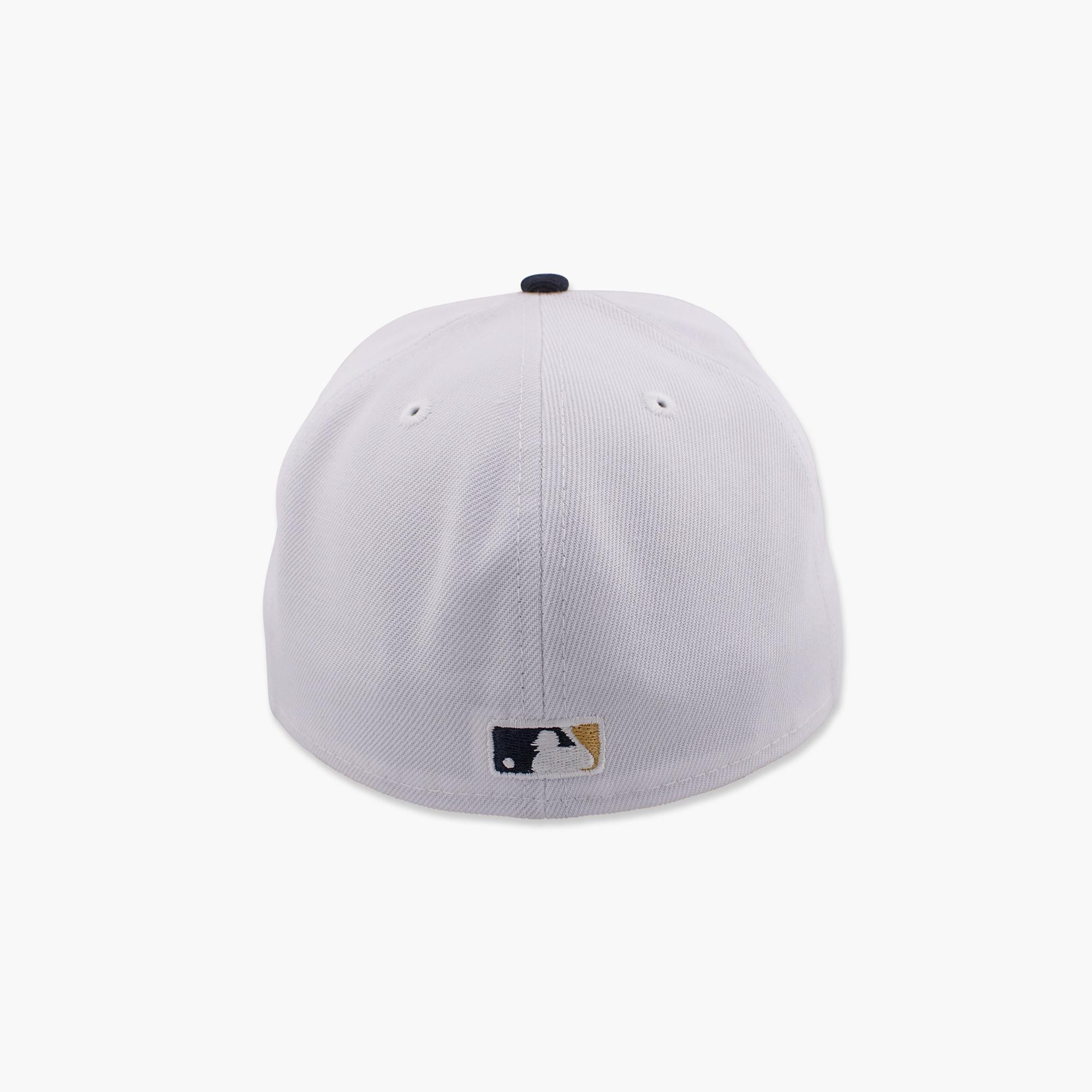 Seattle Mariners Gold Script Two-Tone Fitted Hat - Image 3