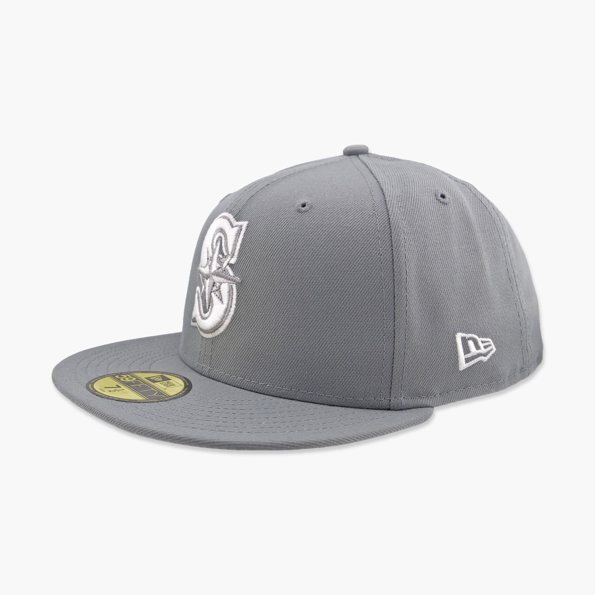 Seattle Mariners Gray Horizon Fitted Hat - Image 2