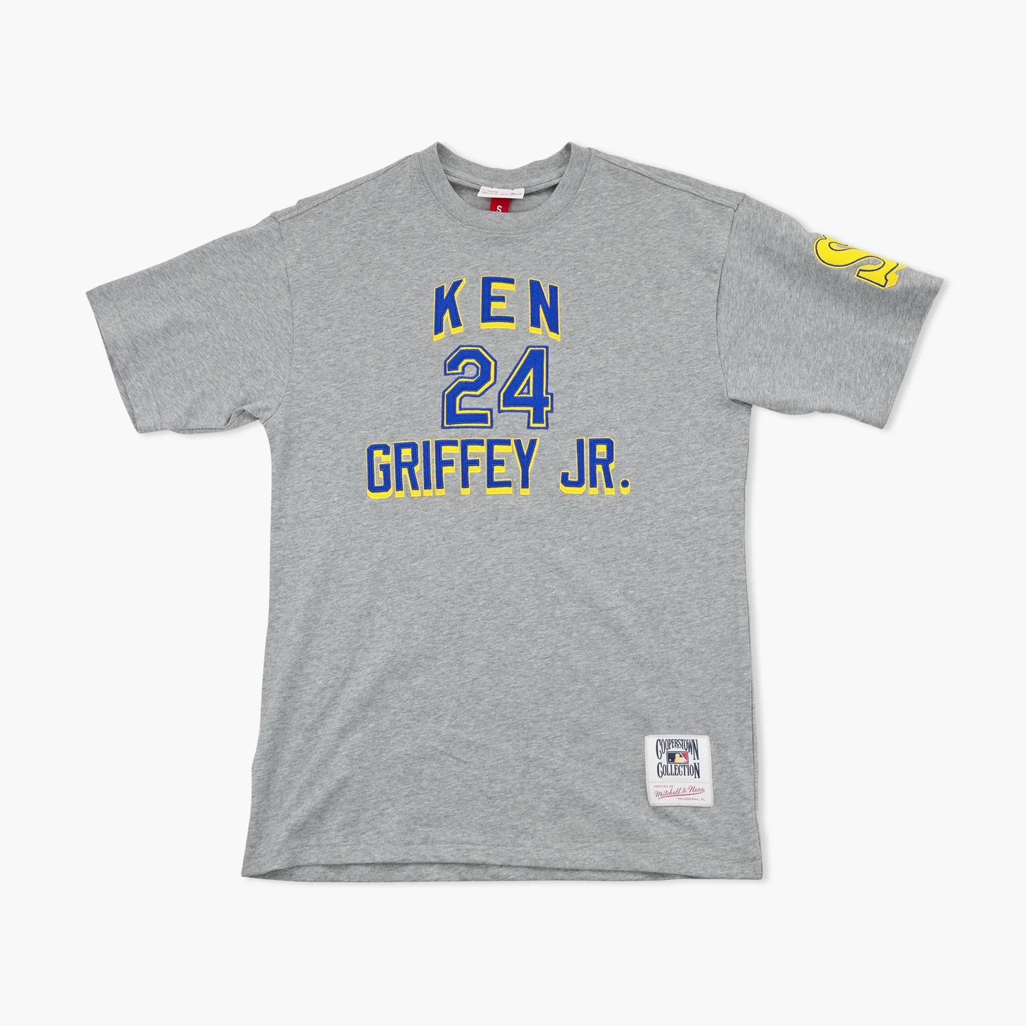 Seattle Mariners Gray Ken Griffey Jr. Player Collection Embroidered T-Shirt - Image 2