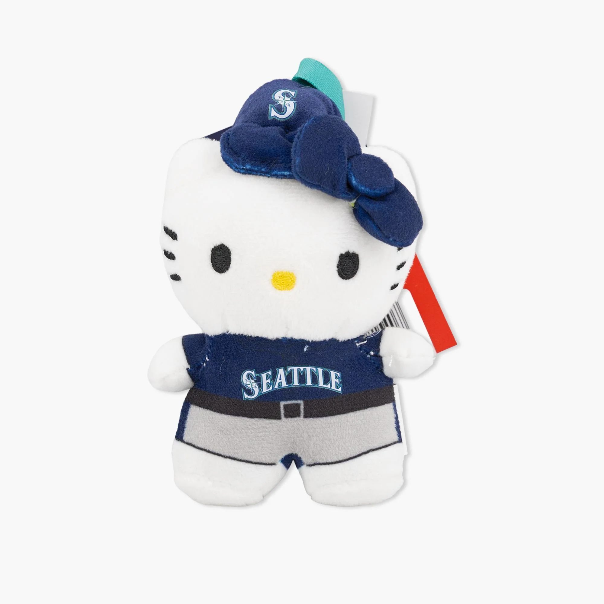 Seattle Mariners Hello Kitty 3" Plush Keychain - Navy