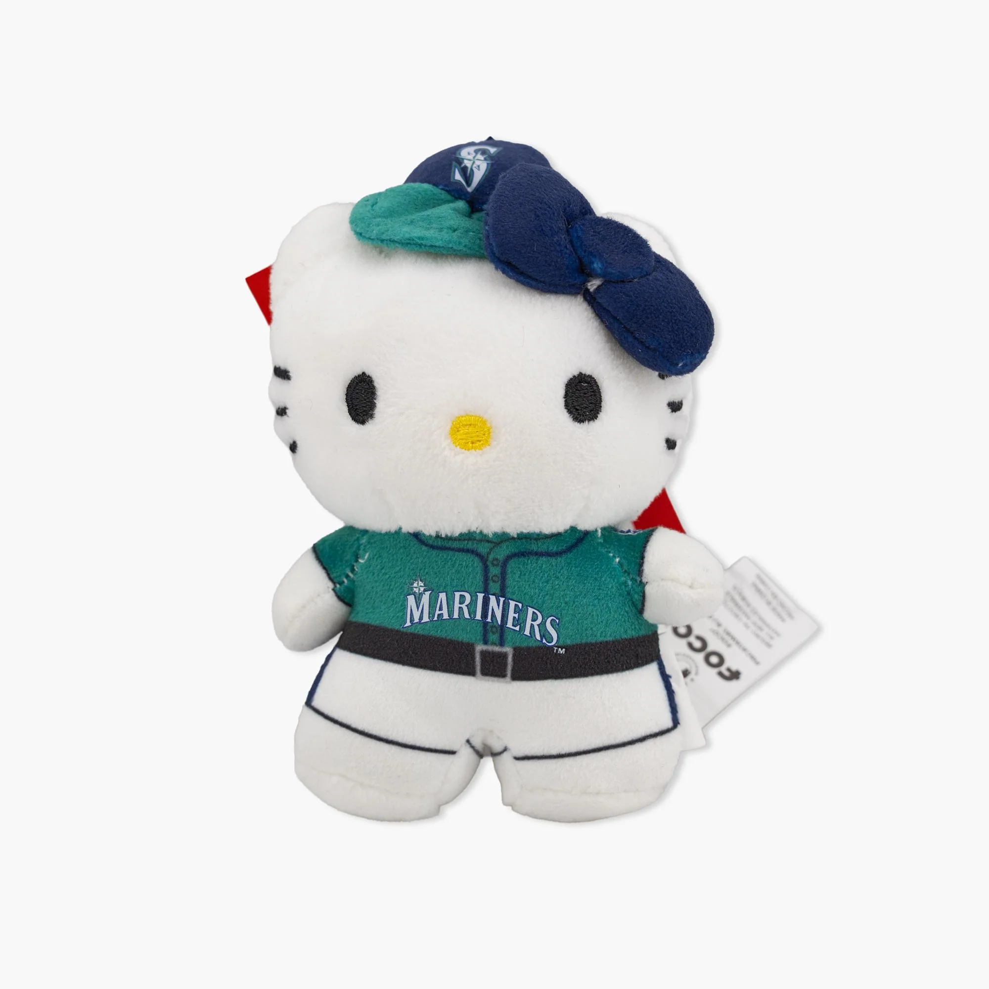 Seattle Mariners Hello Kitty 3" Plush Keychain - Teal