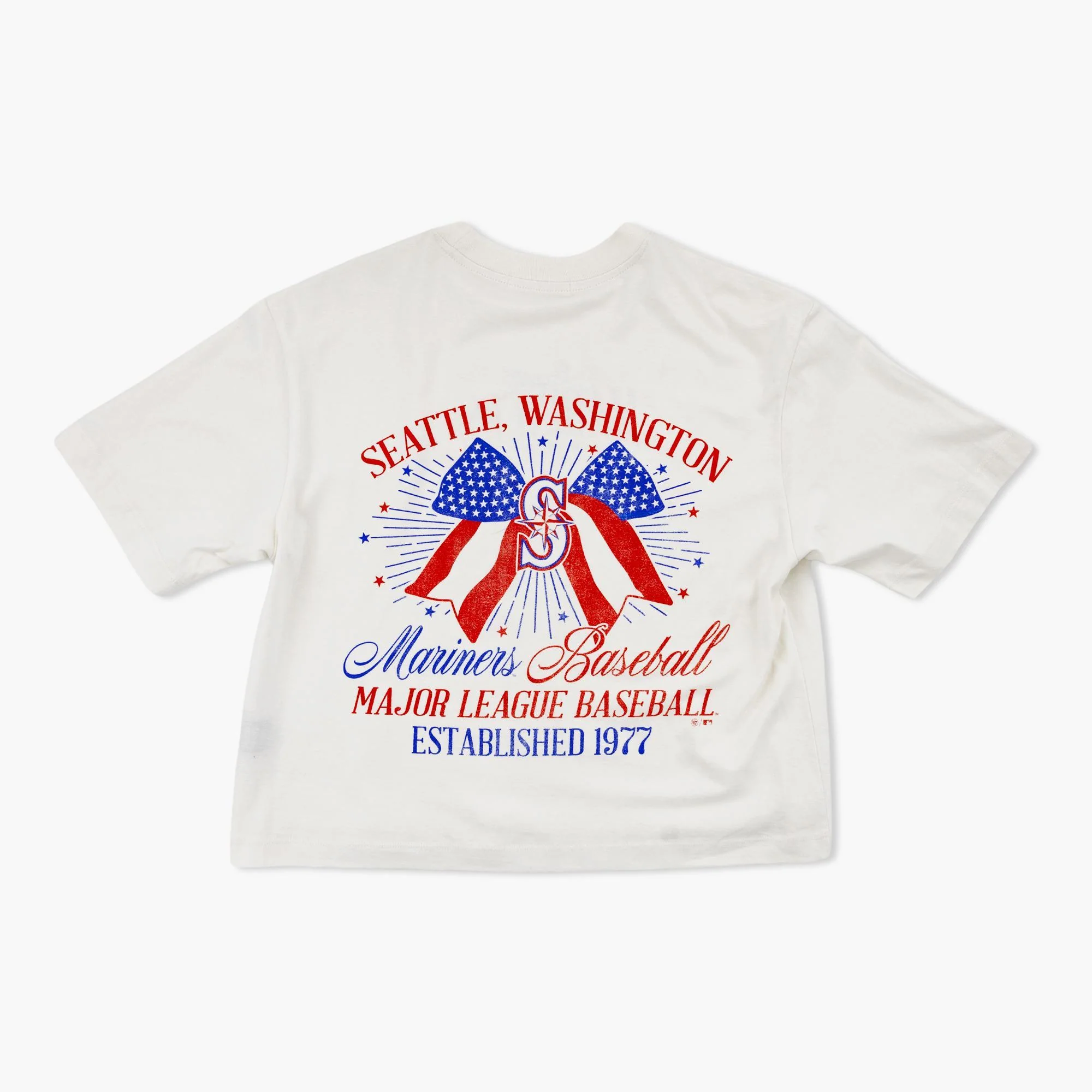 Seattle Mariners Independence Day Vintage Sandstone Women's T-Shirt - Image 2