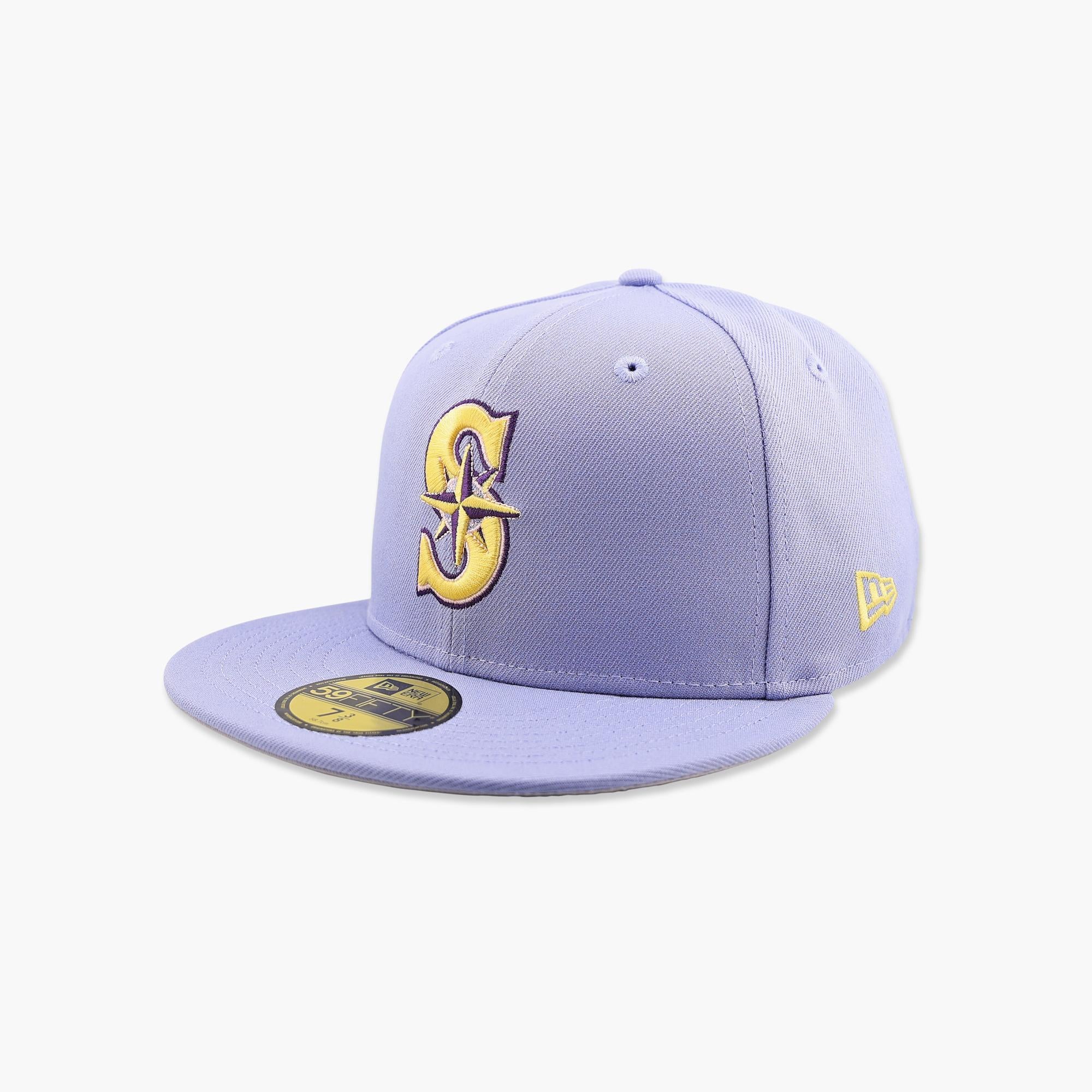Seattle Mariners Lavender Fitted Hat - Image 3