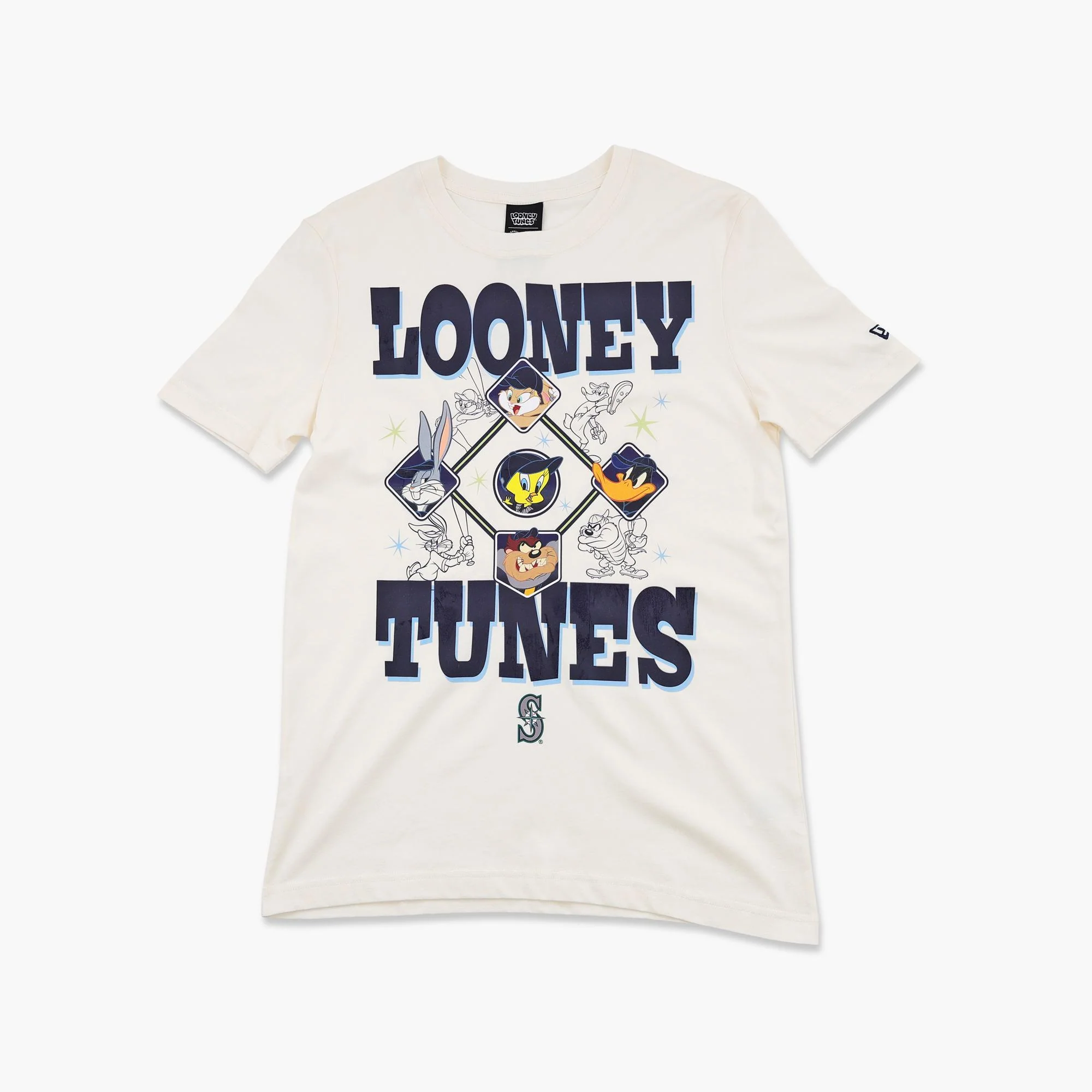 Seattle Mariners Looney Tunes Around the Bases T-Shirt