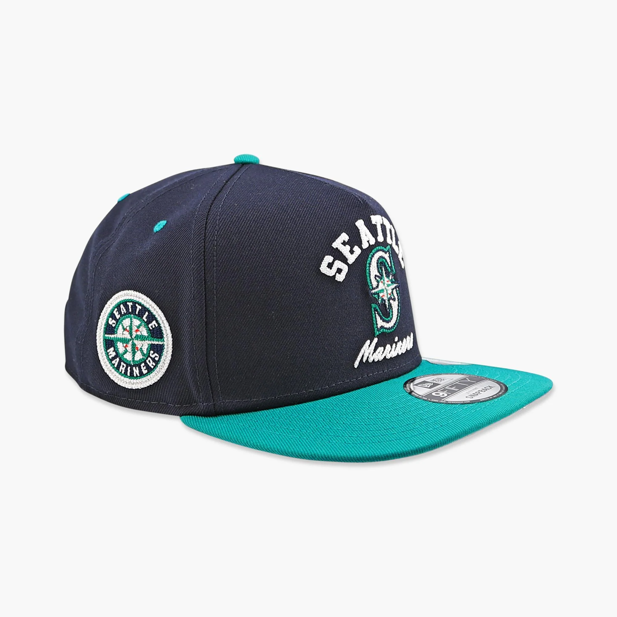 Seattle Mariners Navy Dugout Classic A-Frame Snapback - Image 2