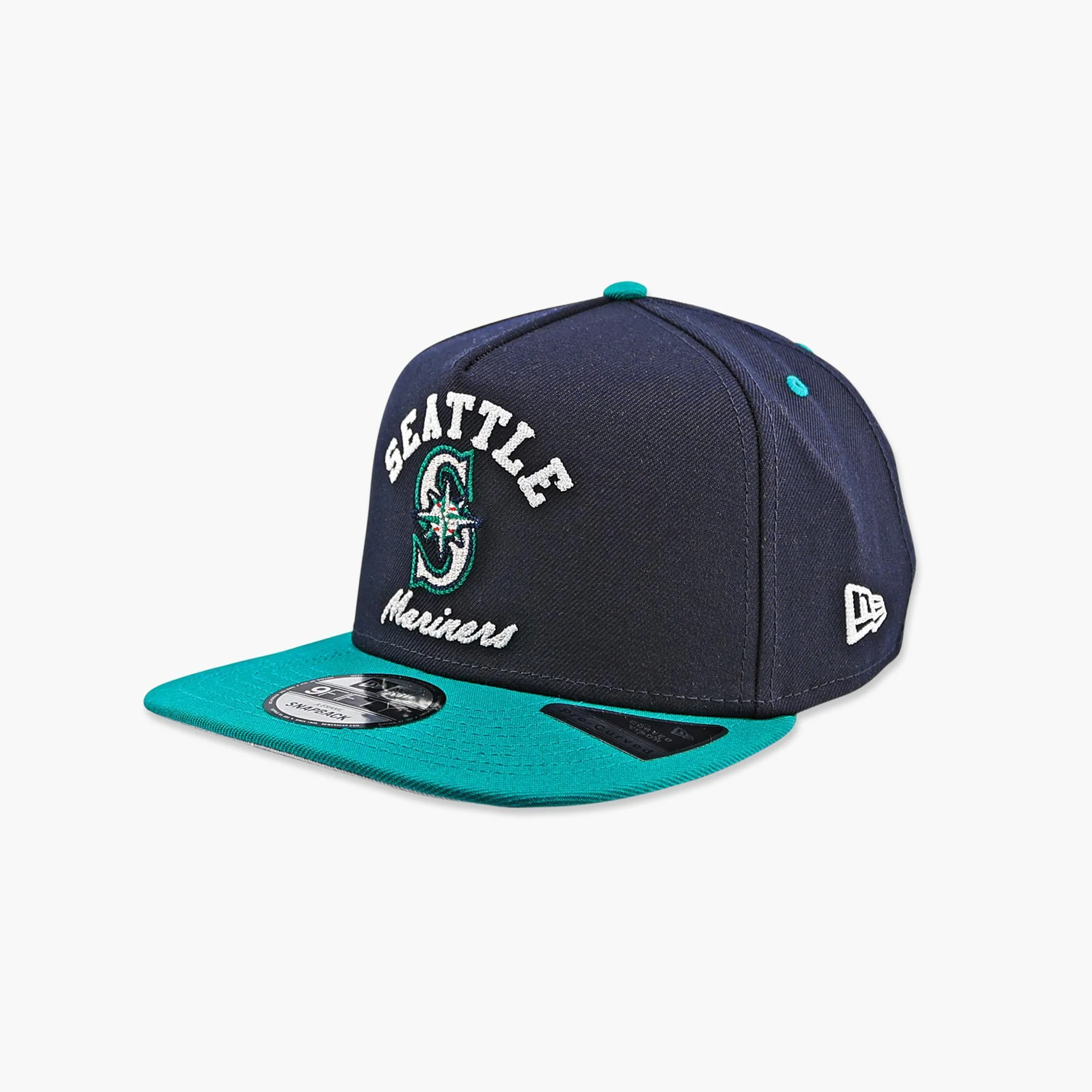 Seattle Mariners Navy Dugout Classic A-Frame Snapback - Image 3