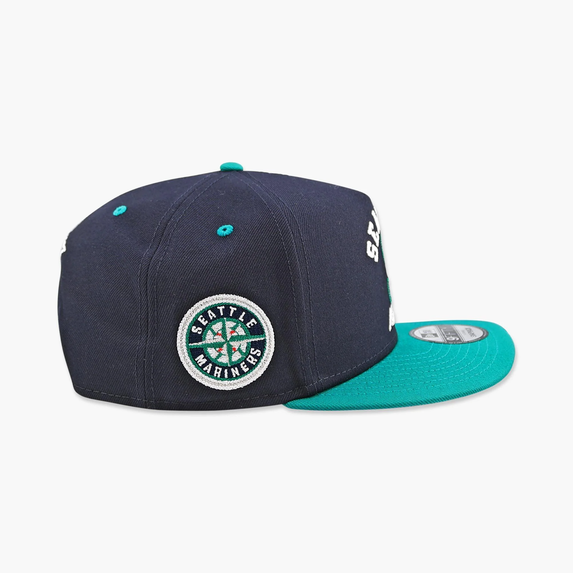 Seattle Mariners Navy Dugout Classic A-Frame Snapback - Image 5