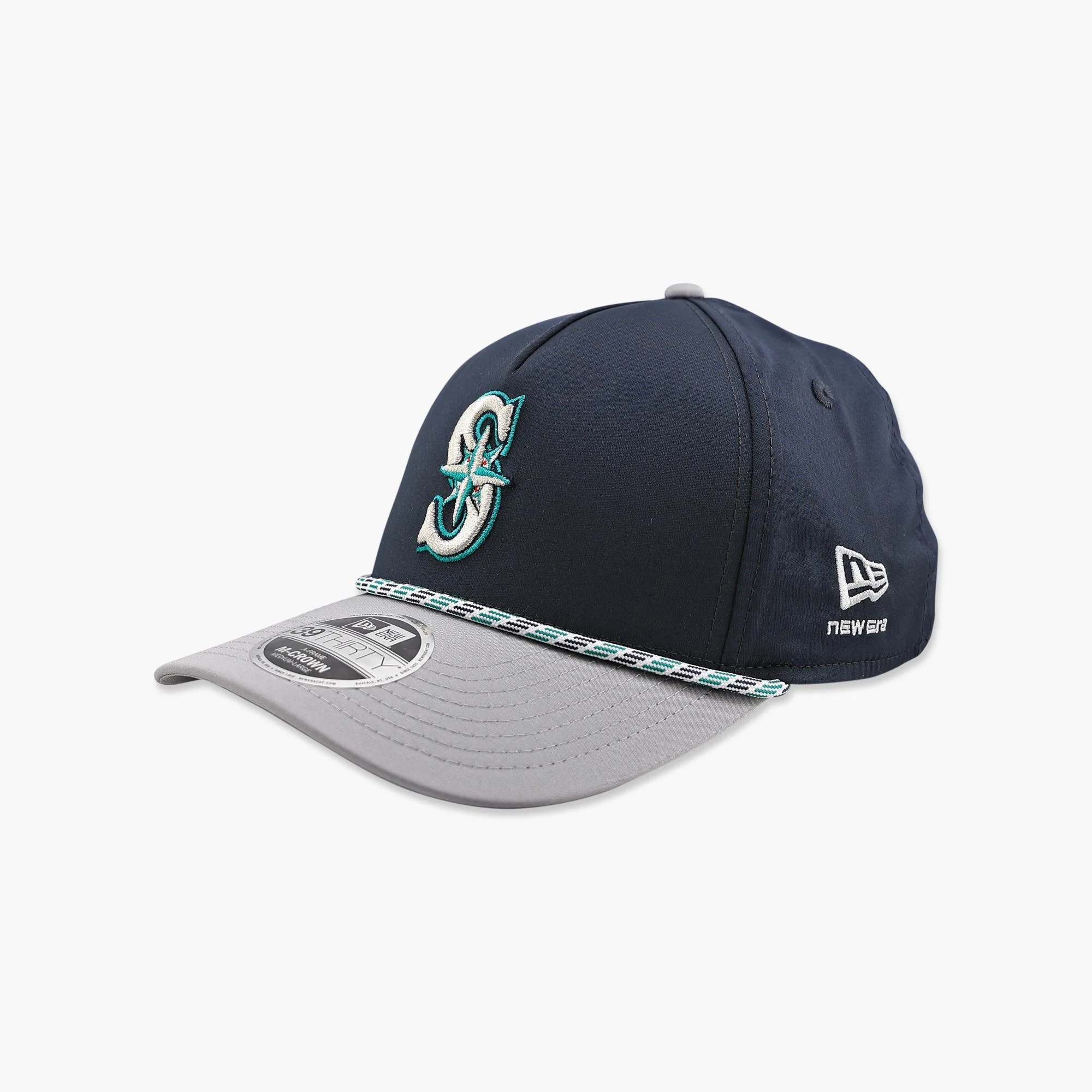 Seattle Mariners Navy/Grey Rope FlexFit Hat - Image 2