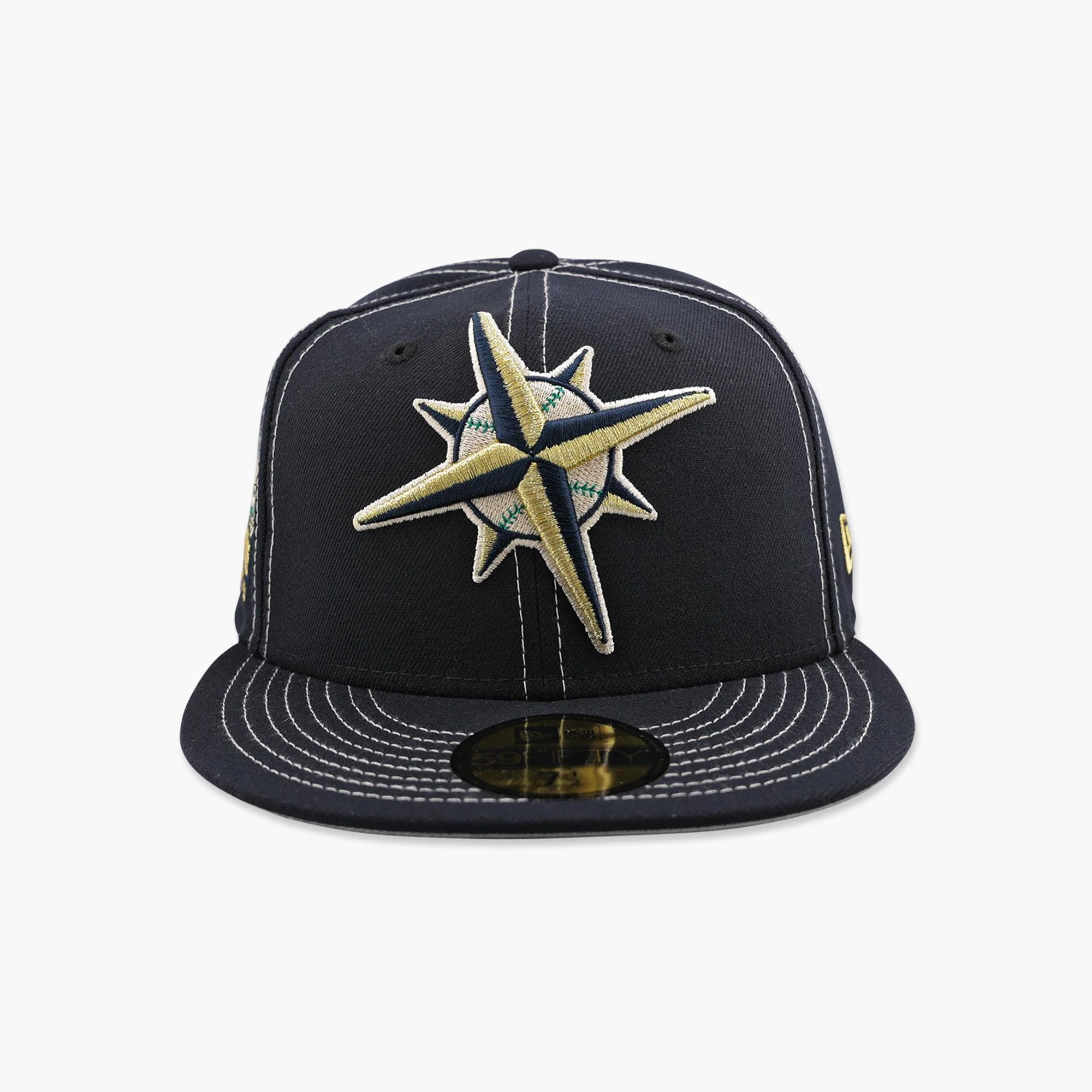 Seattle Mariners Navy Kingdome Compass Fitted Hat - Image 2