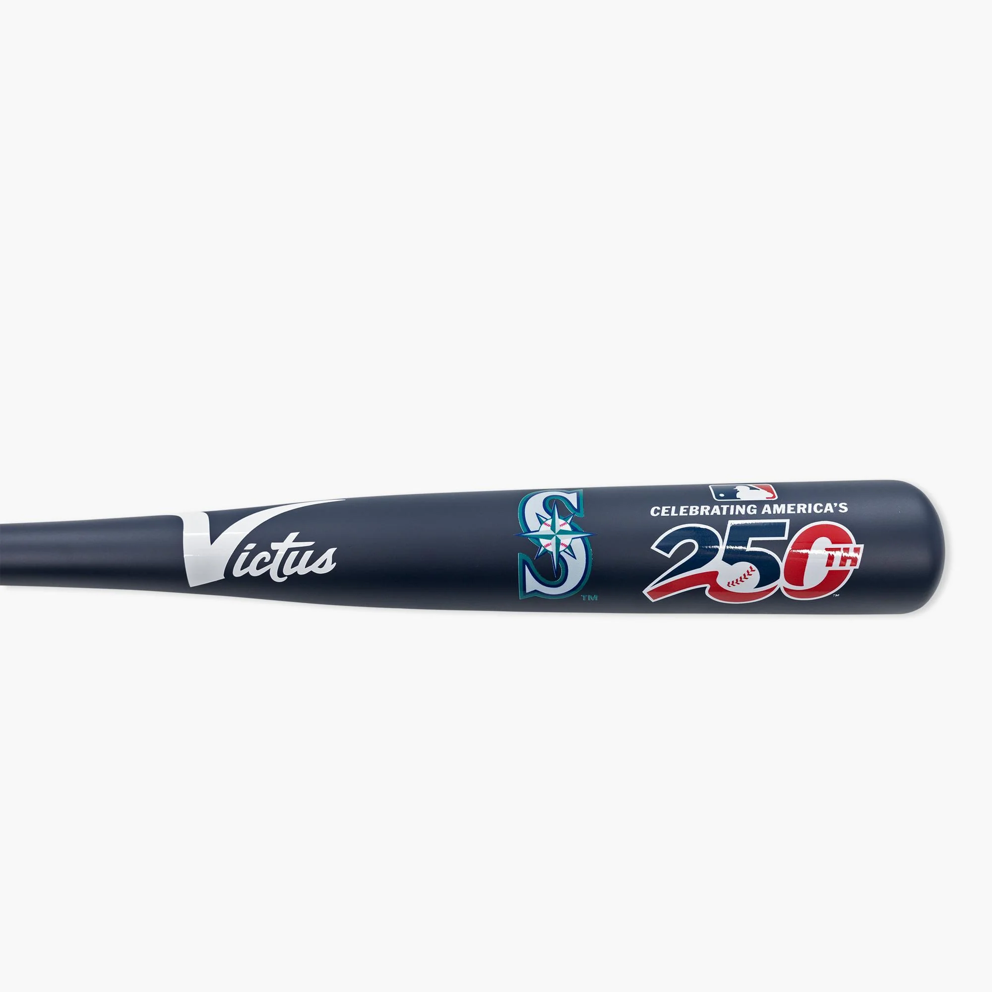 Seattle Mariners Navy MLB 250th Anniversary Bat - Image 2