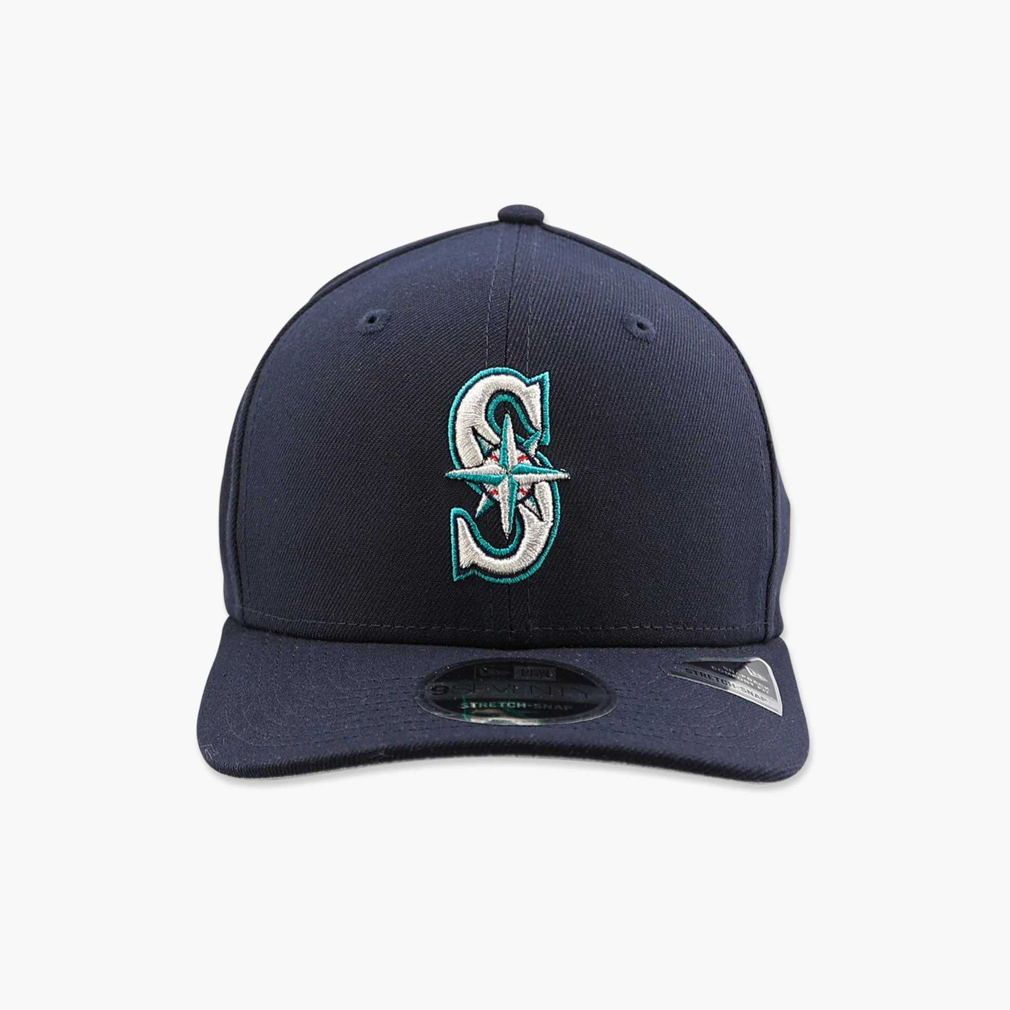 Seattle Mariners Navy Primary Logo Stretch Snapback