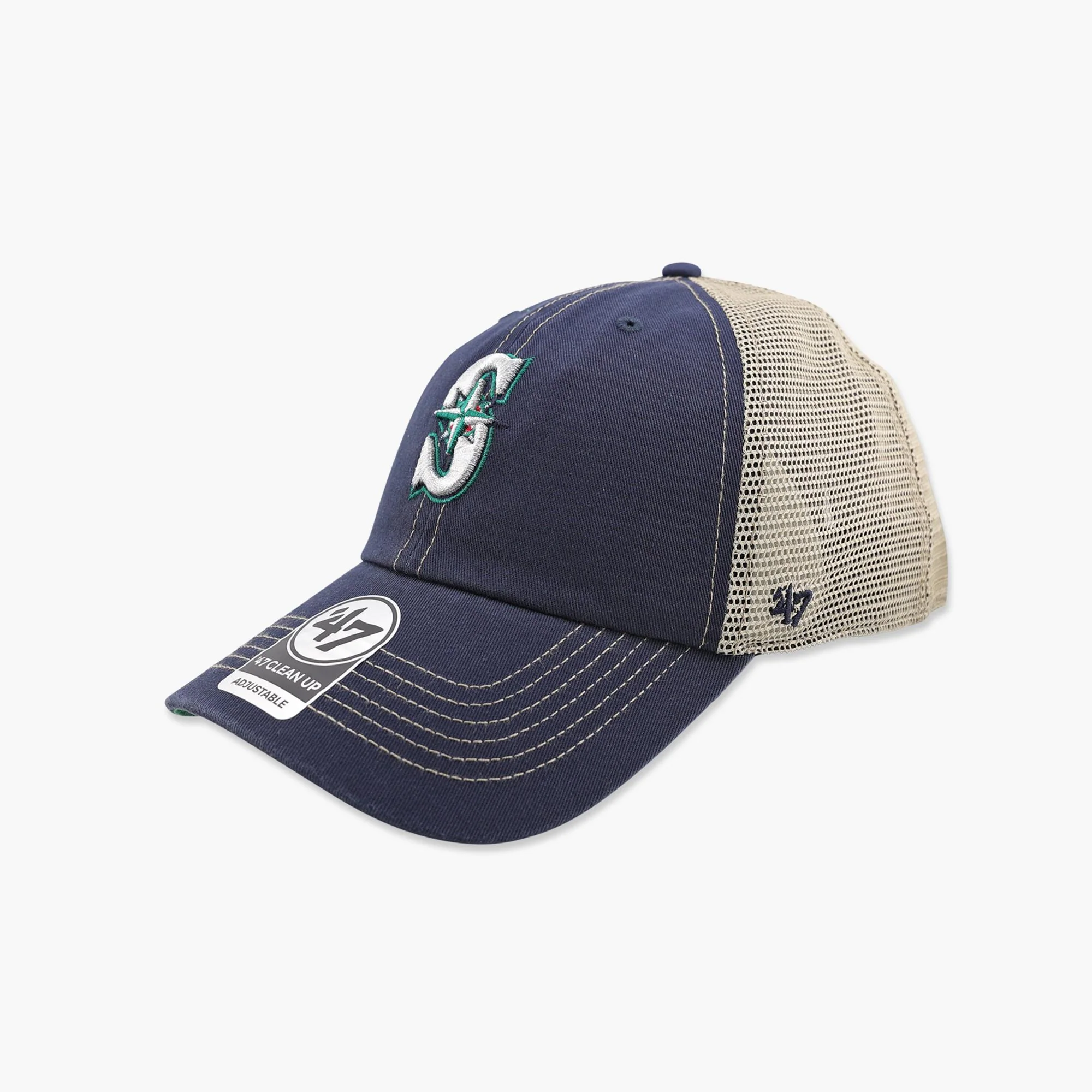 Seattle Mariners Navy Trawler Trucker Hat - Image 2