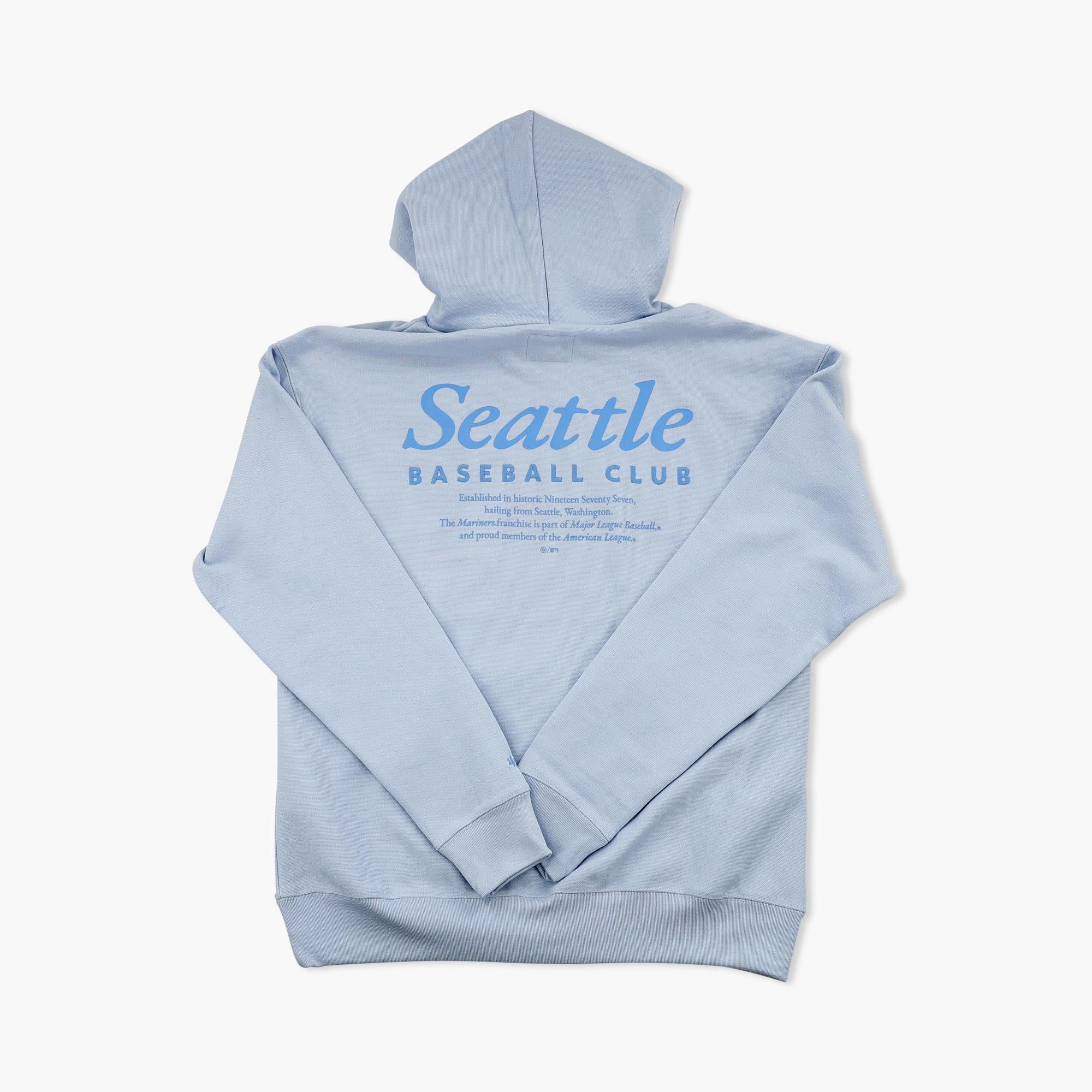 Seattle Mariners Pastel Blue Foundation Hoodie - Image 2