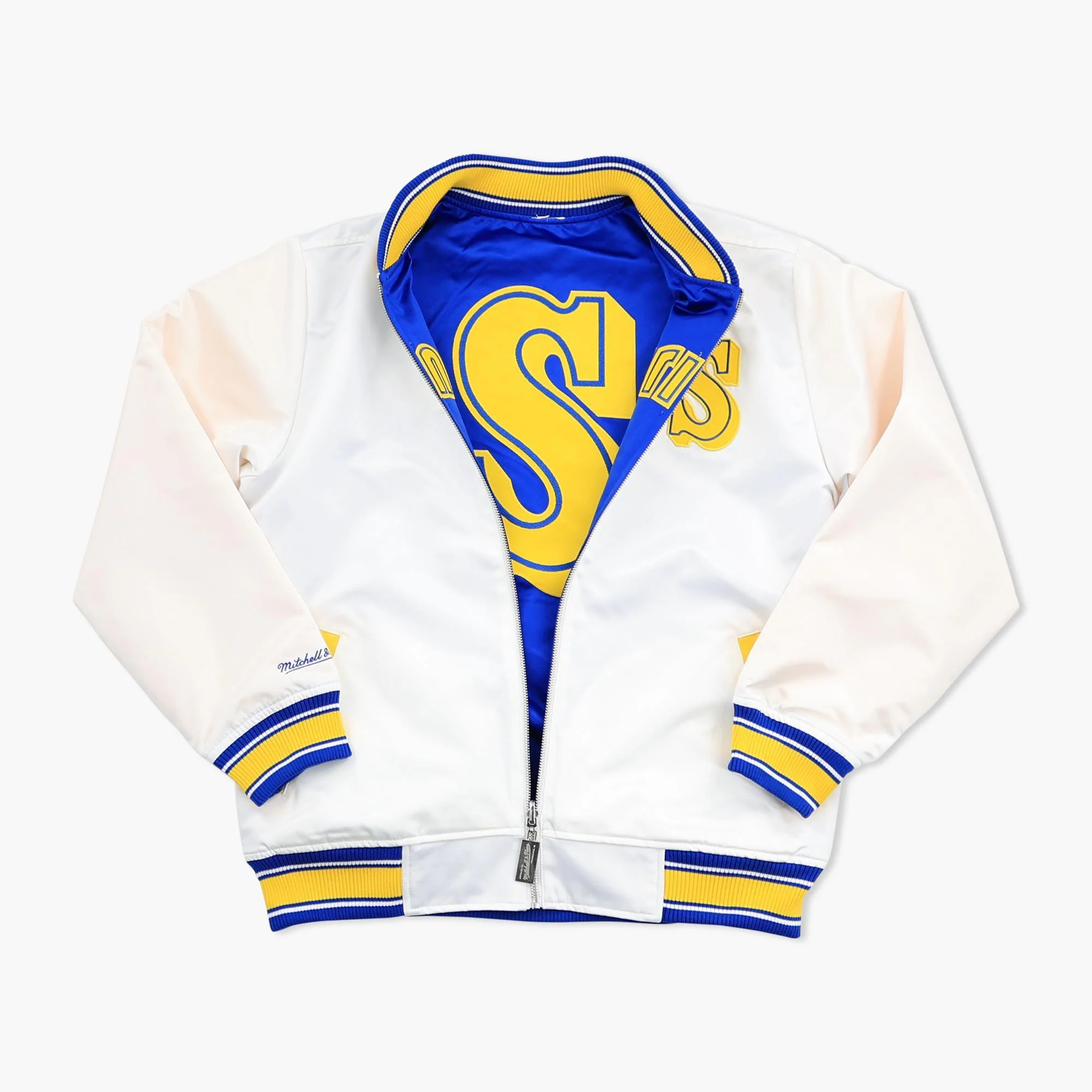 Seattle Mariners Reversible Satin Jacket - Image 5