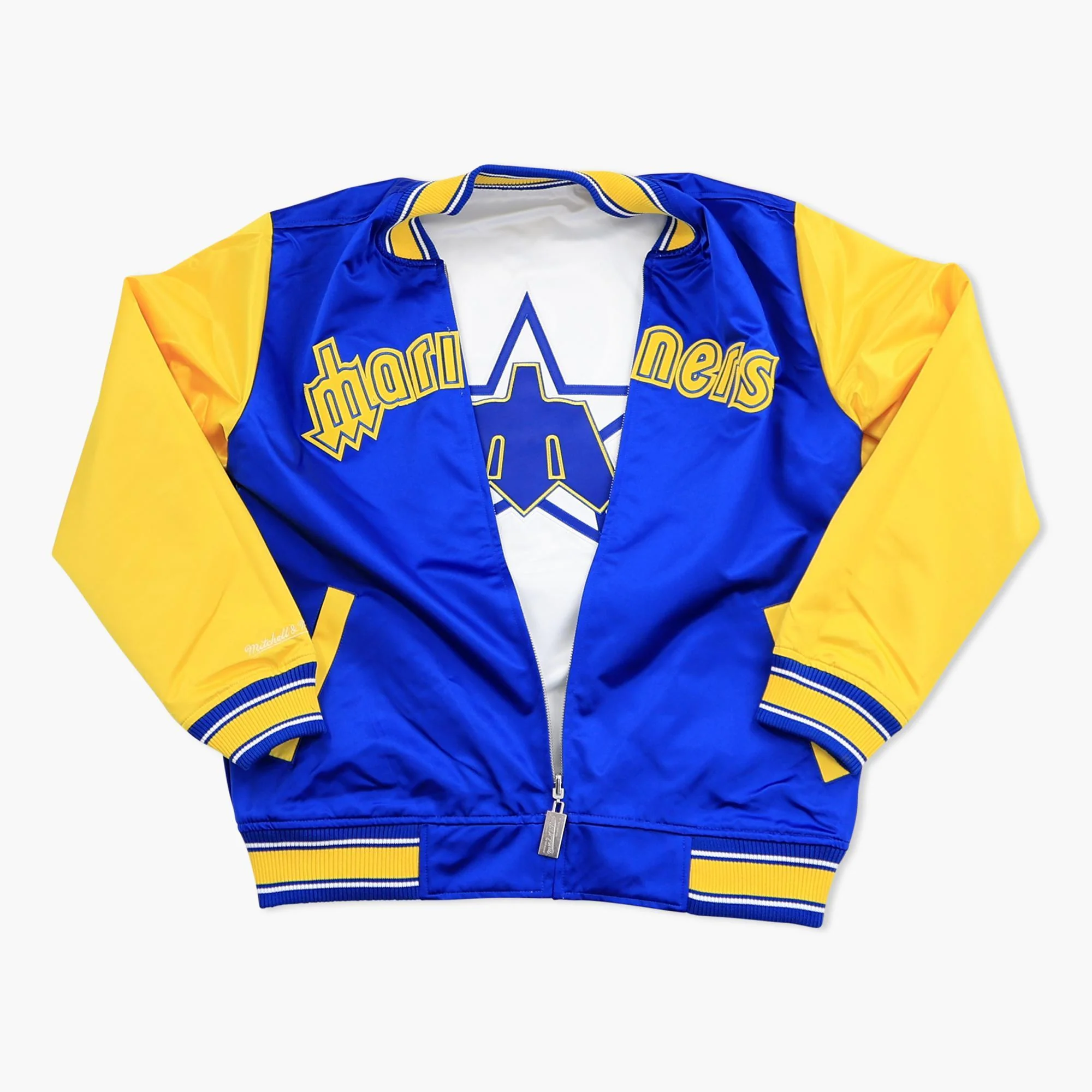Seattle Mariners Reversible Satin Jacket - Image 6